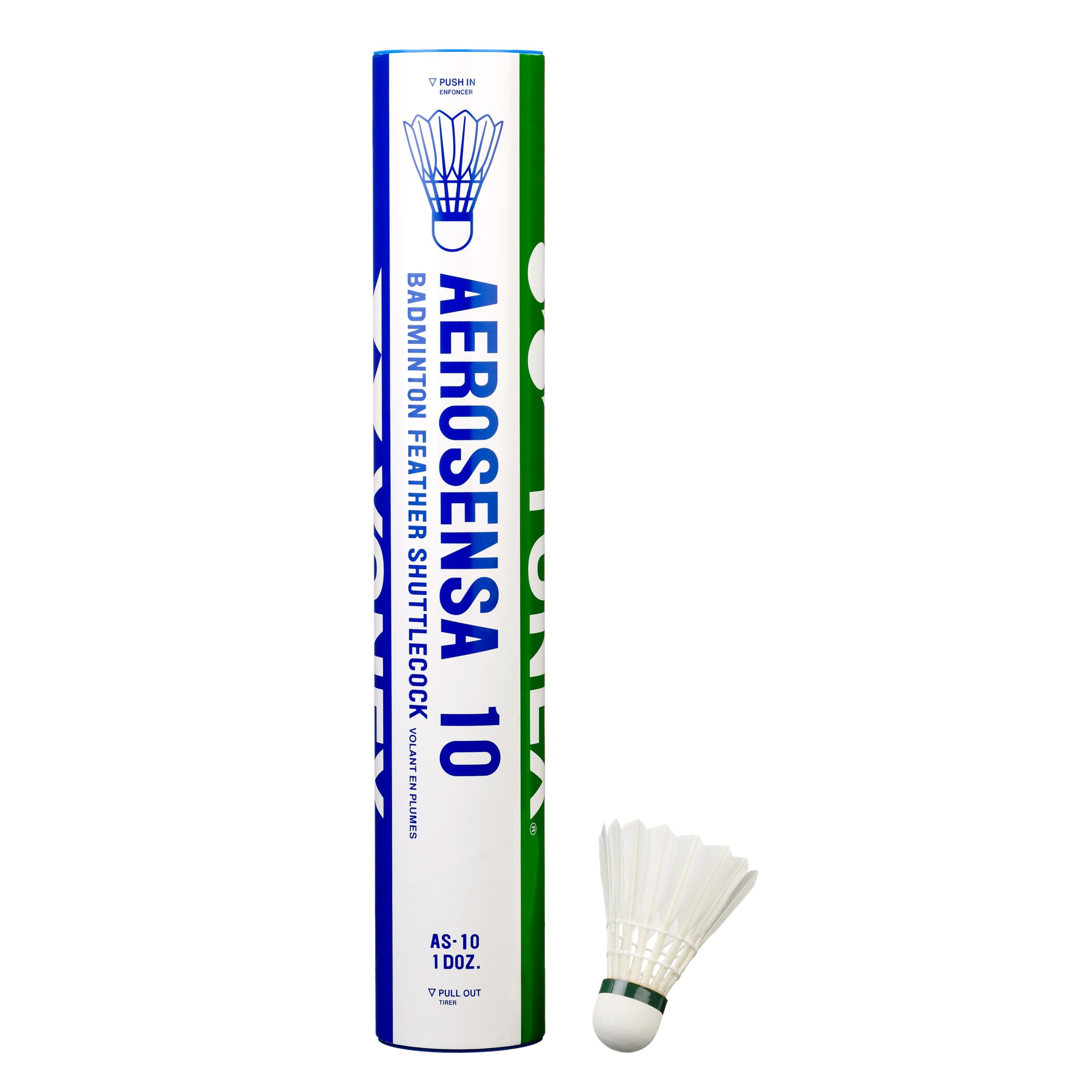 Yonex AS 10 Shuttlecocks, Pack of 12