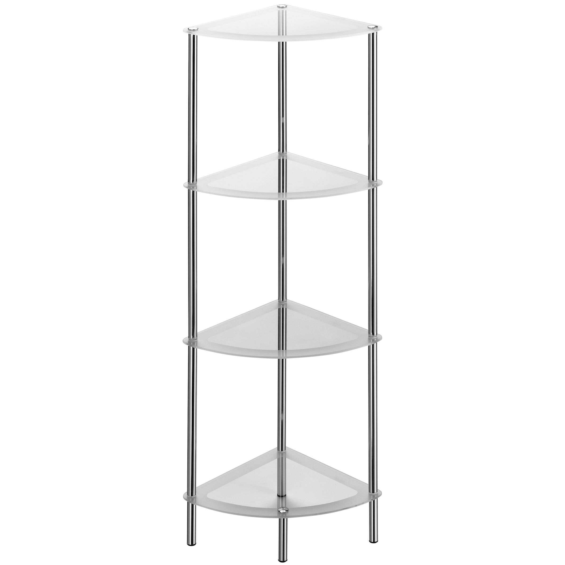 Shine 4 Tier Corner Shelf Unit