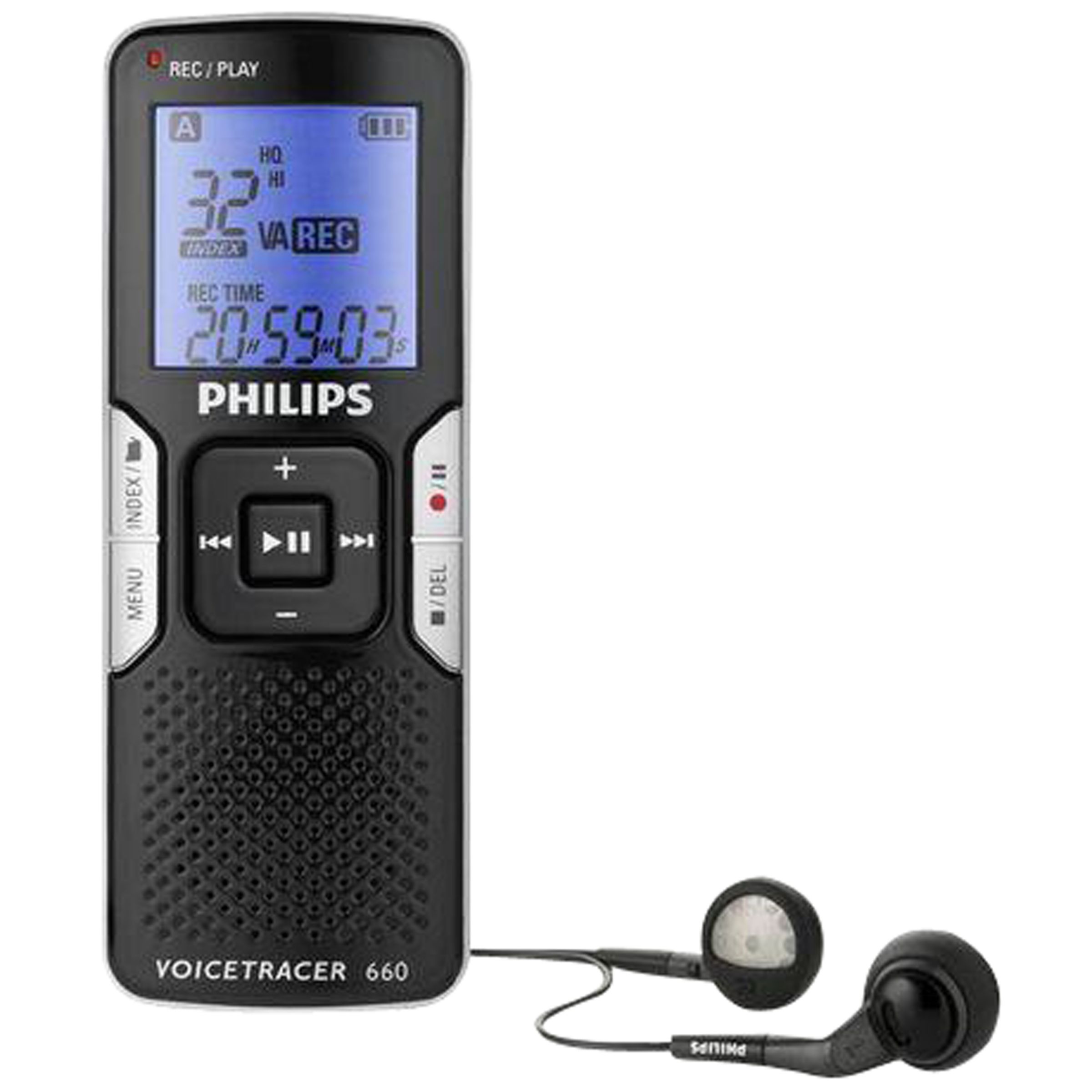 Philips LFH0660/00 Digital Voice Tracer Recorder, 1GB