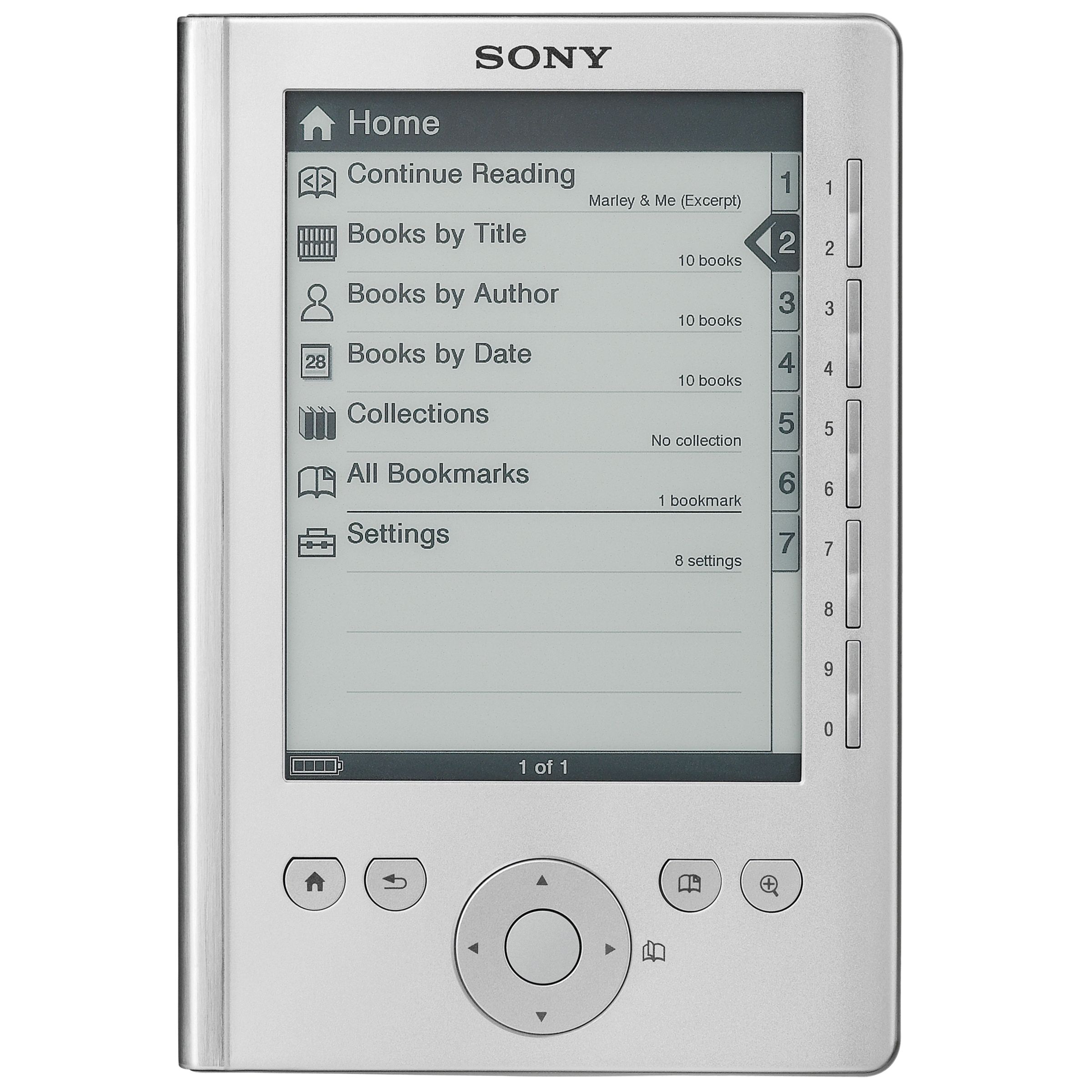 Sony PRS300S eBook Reader Pocket Edition, Silver