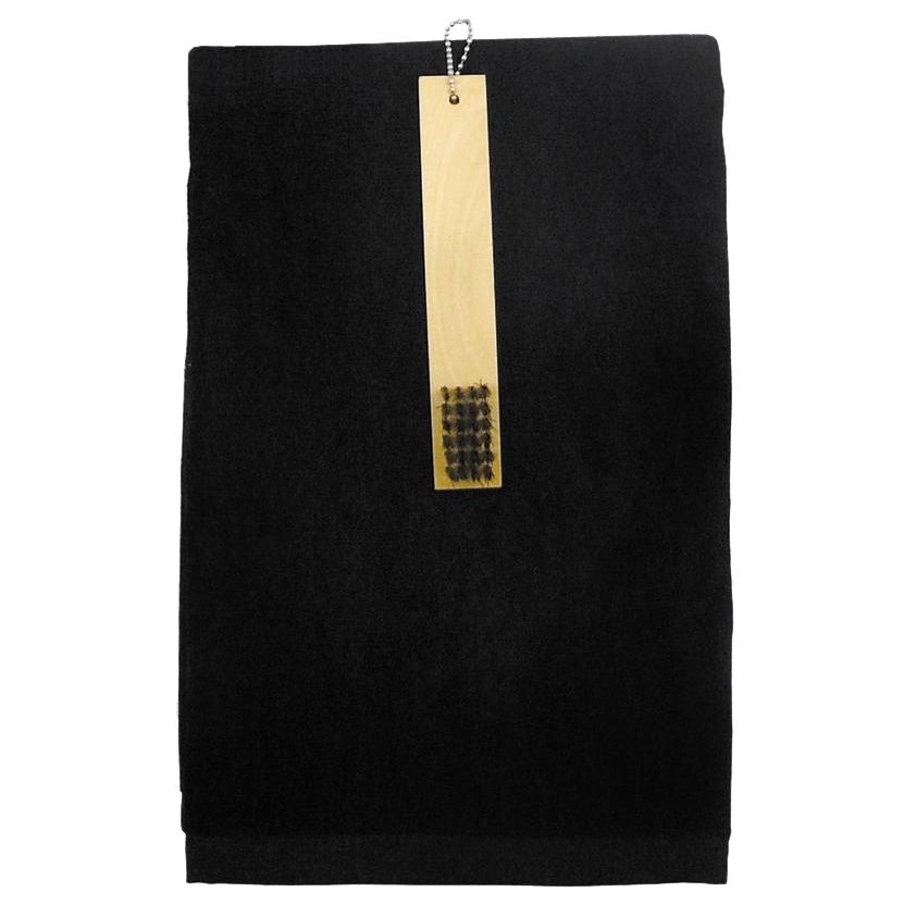 Golf Towel and Brush Set