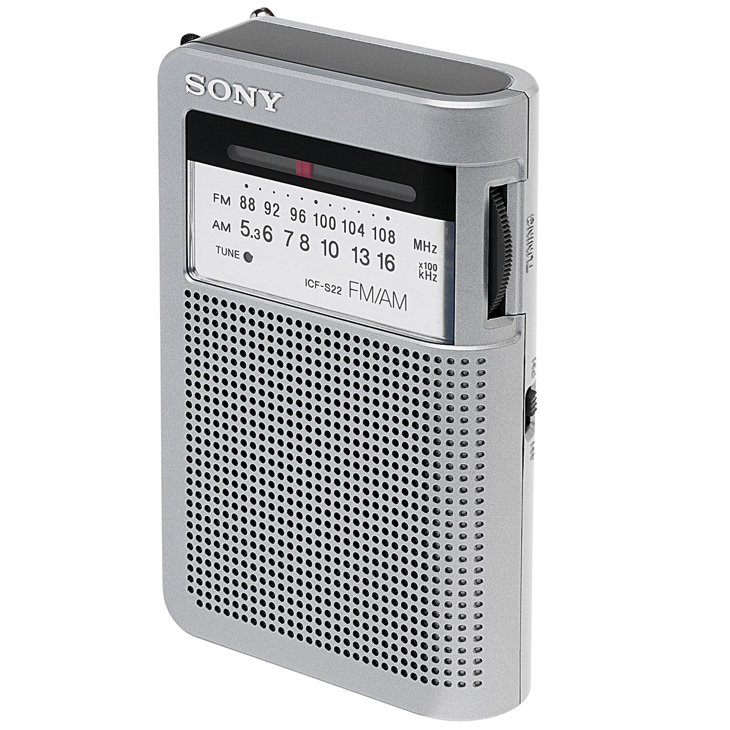 Sony ICF-S22 Portable Radio