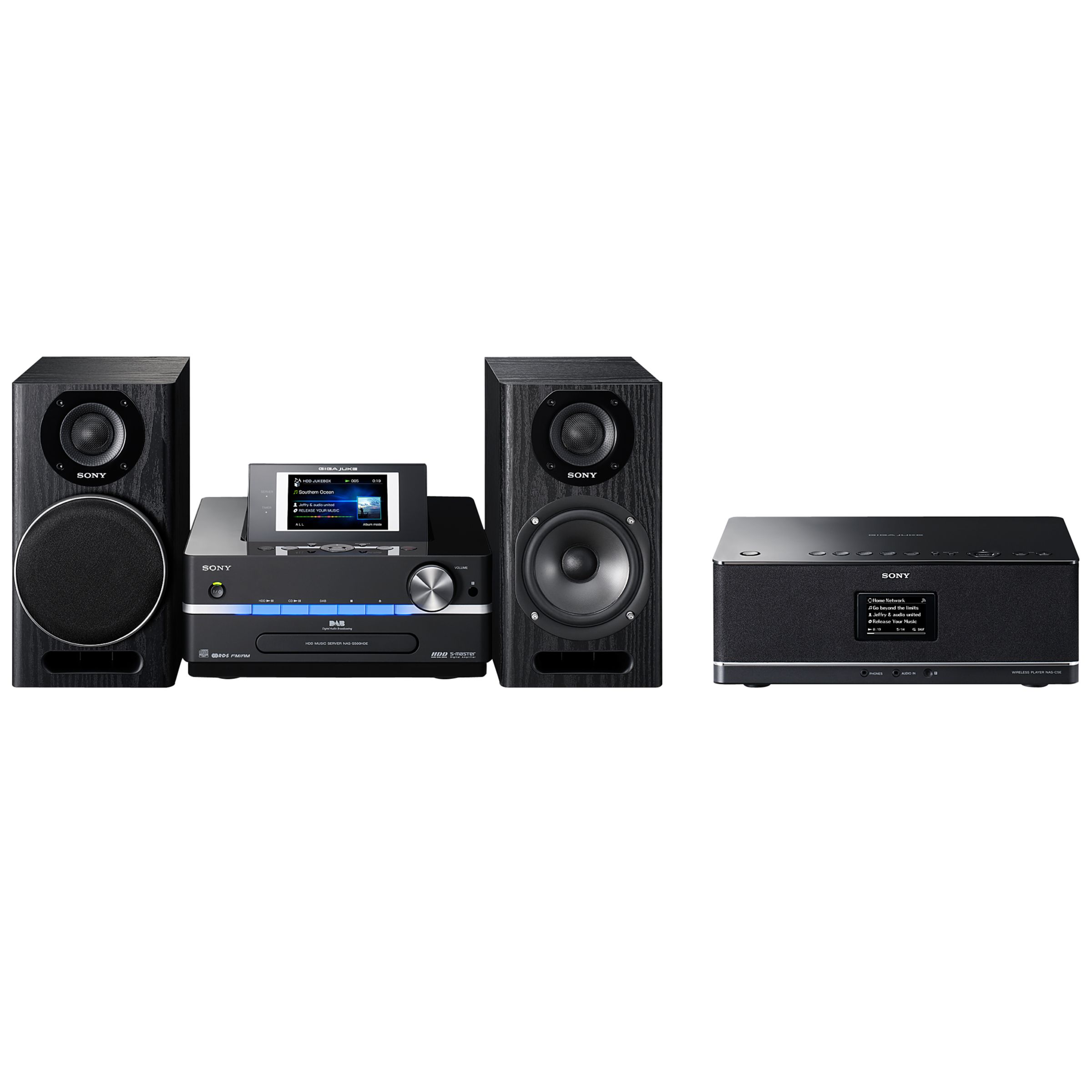 Sony Gigajuke NASSC500PK Wireless Music Centre and Station