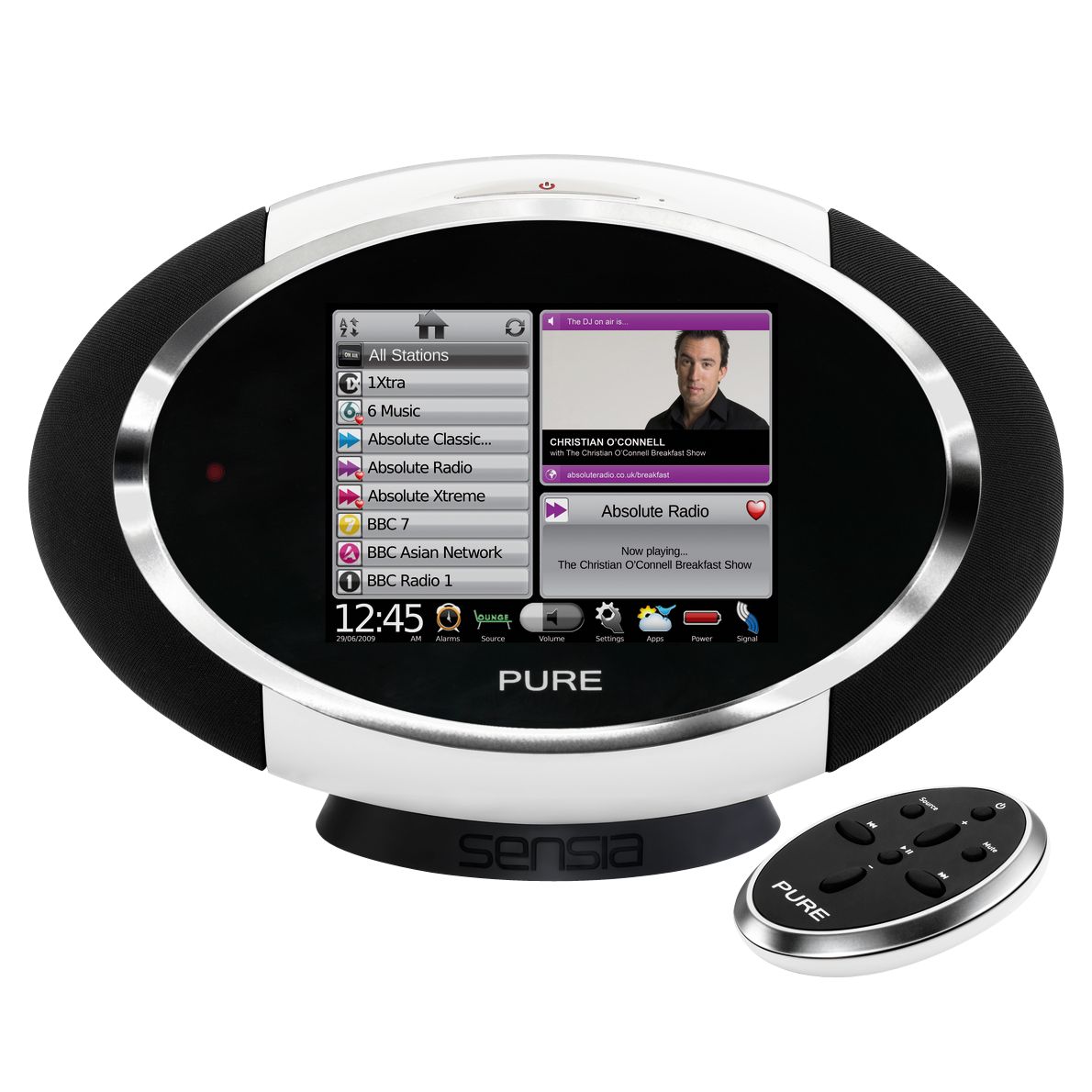 PURE Sensia DAB Internet Radio Audio System White