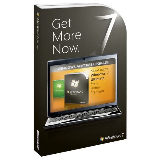 Microsoft Windows 7 Anytime Upgrade, Home Premium to Ultimate