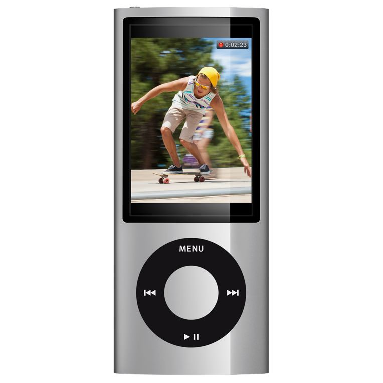 New Apple iPod nano, 8GB, Silver with Gear4 iPod Speakers