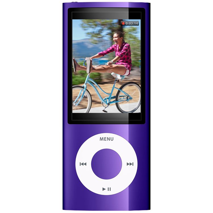 New Apple iPod nano, 8GB, Purple with Gear4 iPod Speakers