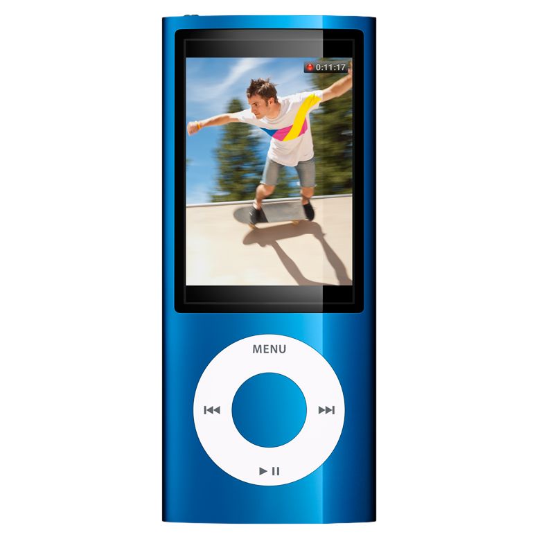 New Apple iPod nano, 8GB, Blue with Gear4 iPod Speakers