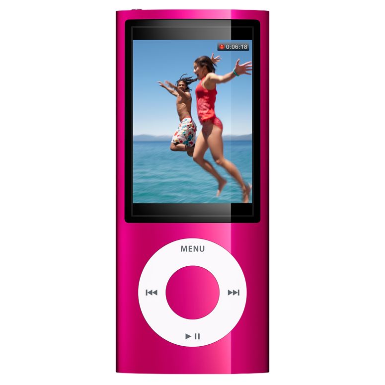 New Apple iPod nano, 8GB, Pink with Gear4 iPod Speakers