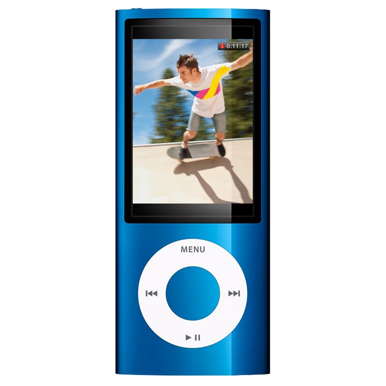 New Apple iPod nano, 16GB, Blue with Gear4 iPod Speakers