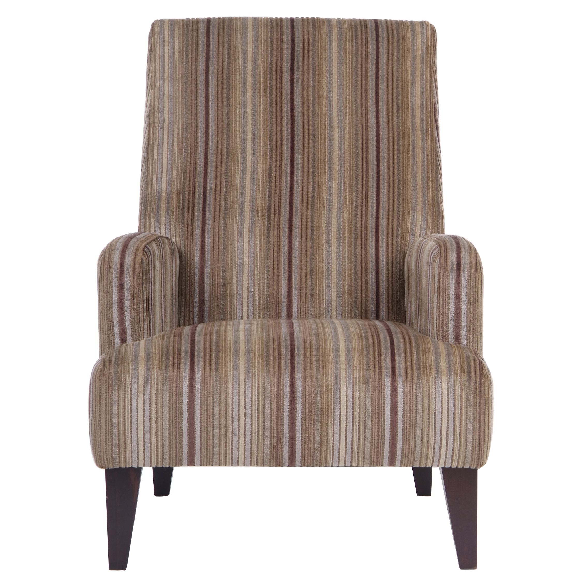 John Lewis Melrose Chair, Stripe Mink