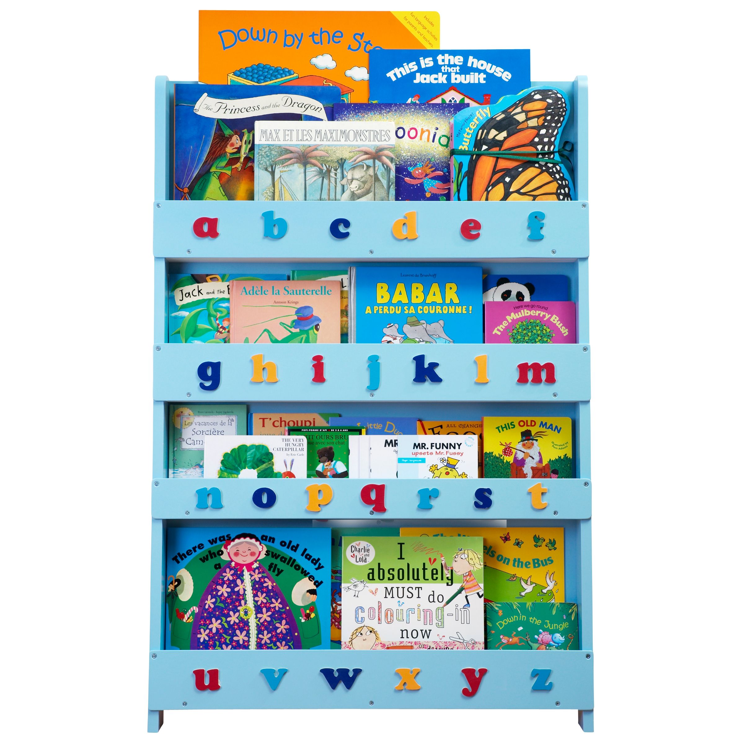 ABC Bookcase, Blue