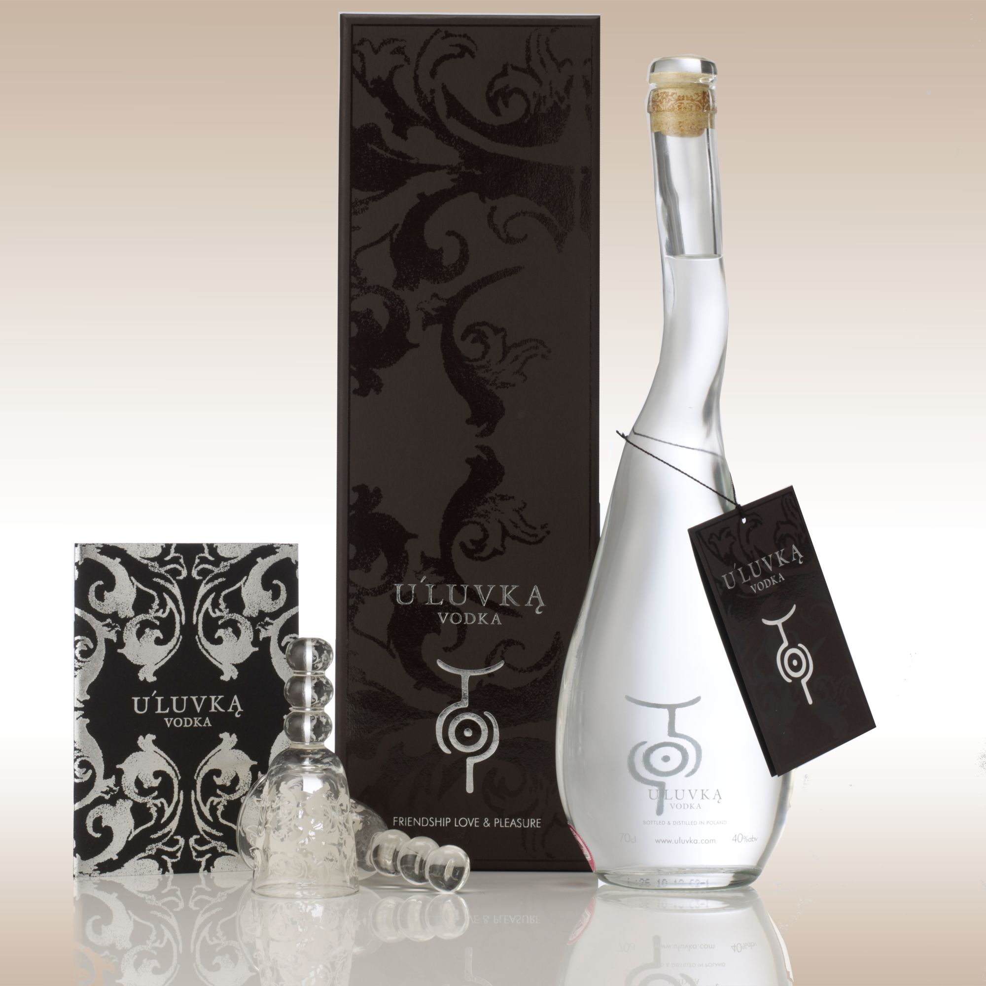 U’luvka Vodka & Glass Set