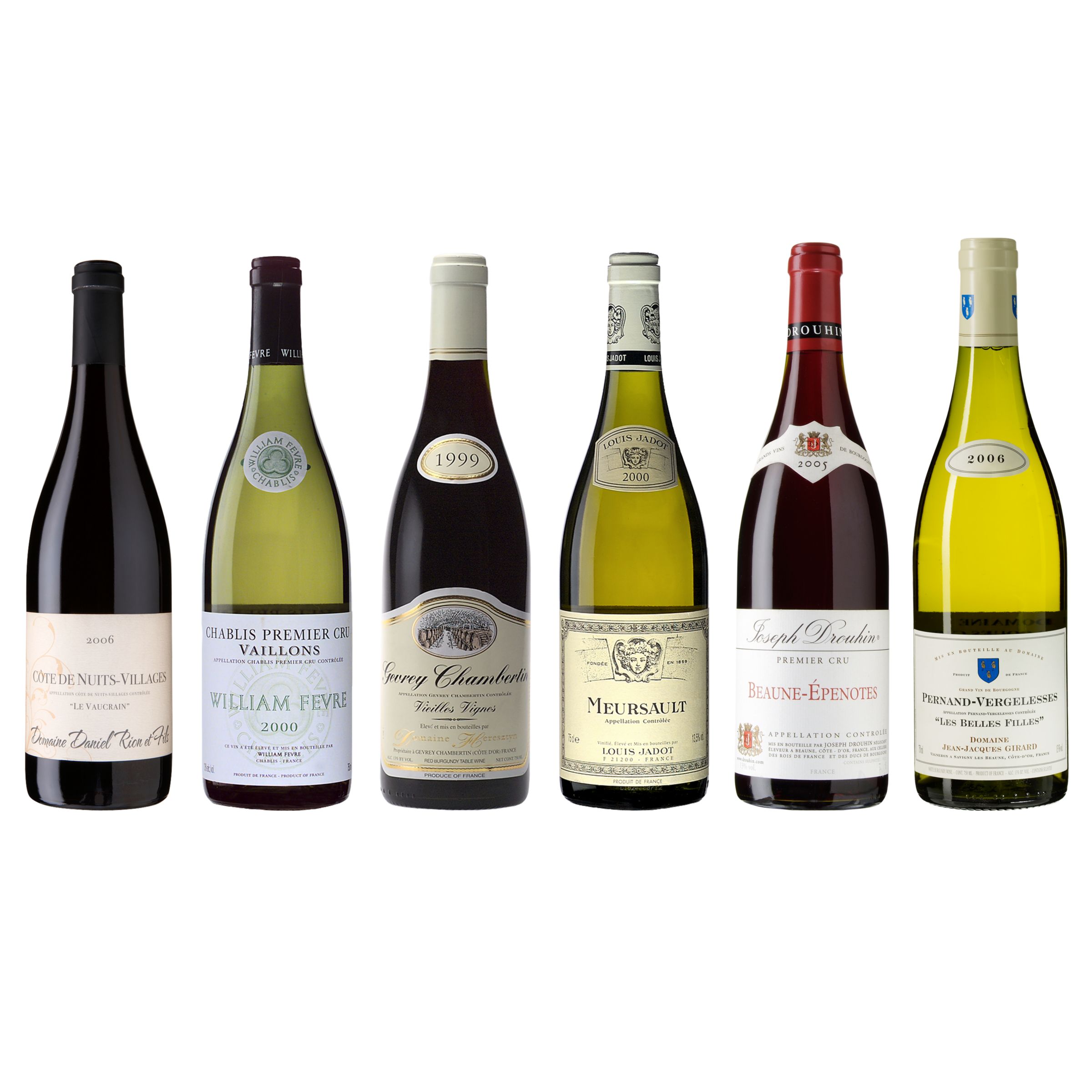 Fine Burgundy Six Bottle Gift Set 