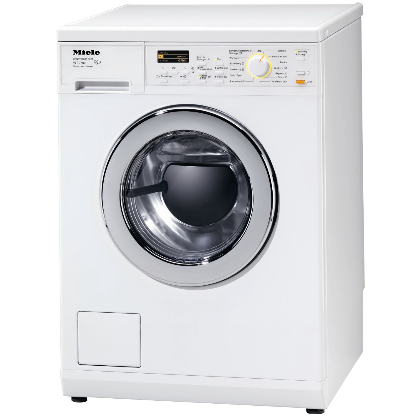Miele WT2780 Washer Dryer, White at JohnLewis