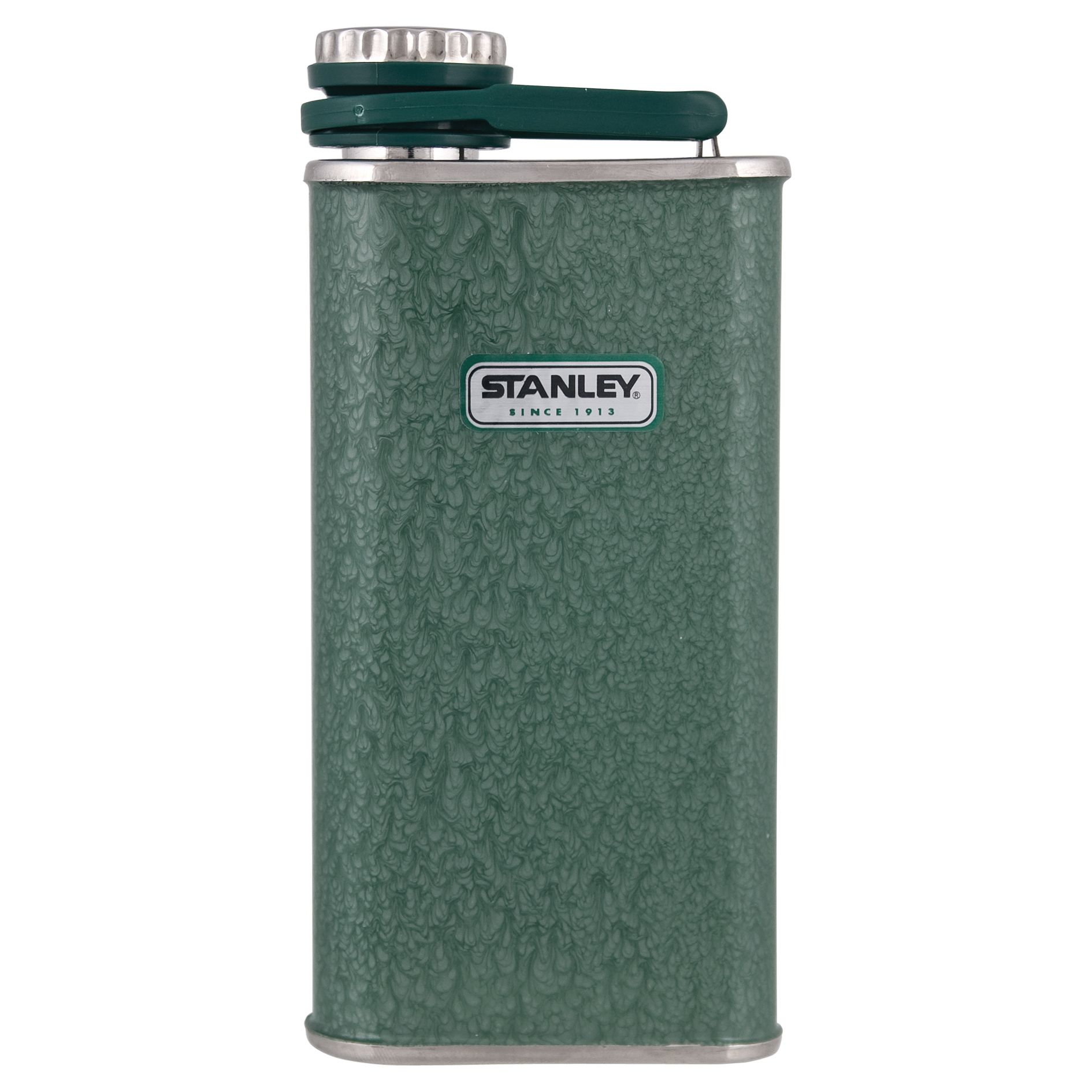 Stanley Classic Hip Flask, Hammertone Green, 0.23L