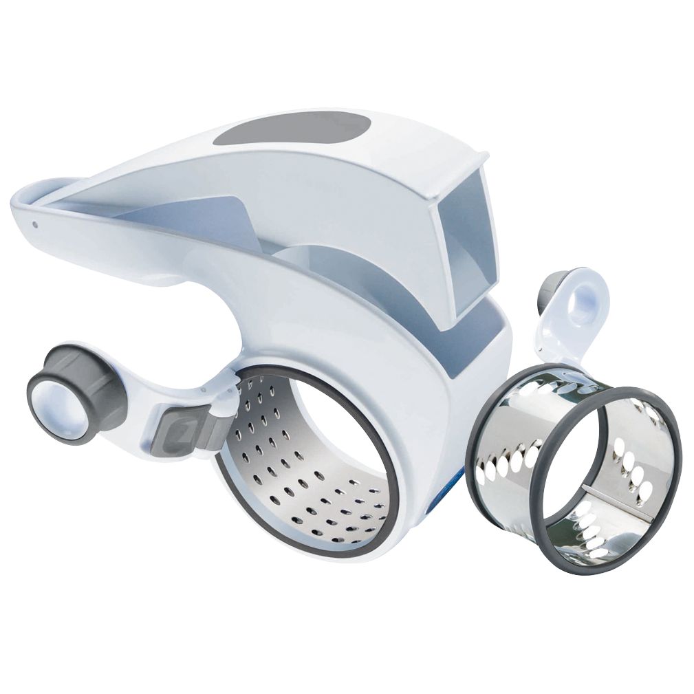 Zyliss Stainless Steel Drum Rotary Cheese Grater