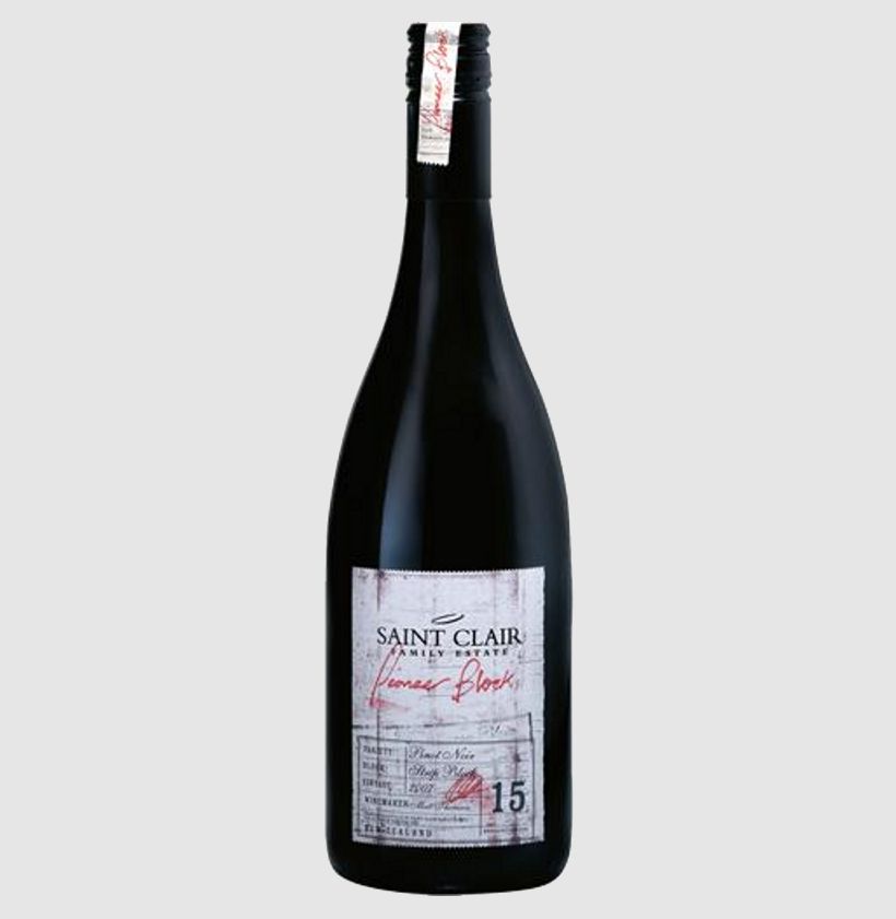 Saint Clair's Pioneer Block 15 Pinot Noir 2007 Omaka Valley, Marlborough, New Zealand