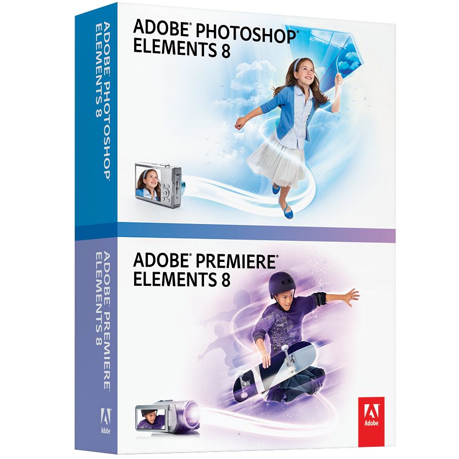 Adobe Photoshop Elements 8 and Adobe Premiere Elements 8 PC
