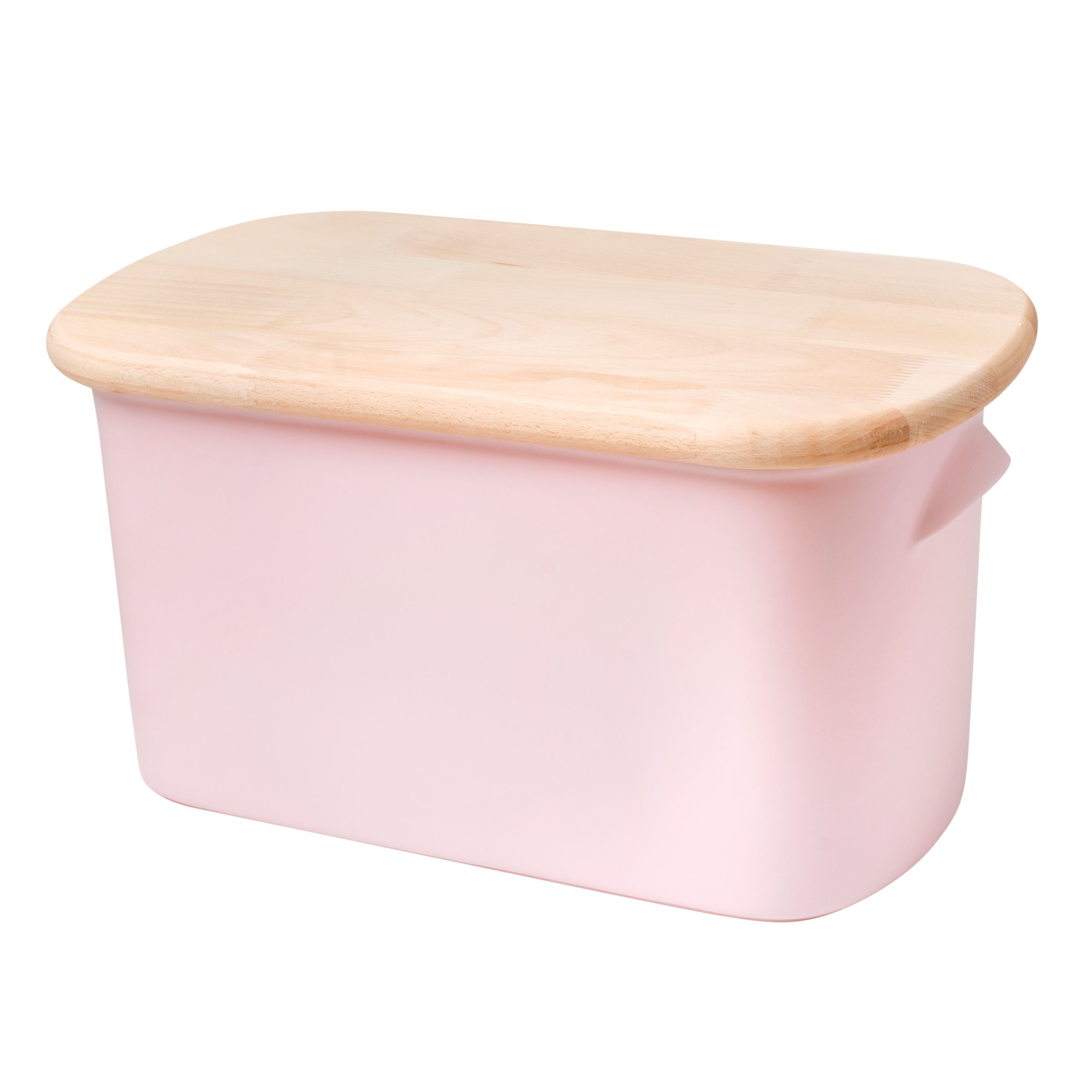 Nigella Lawson Bread Bin Beech / Pink