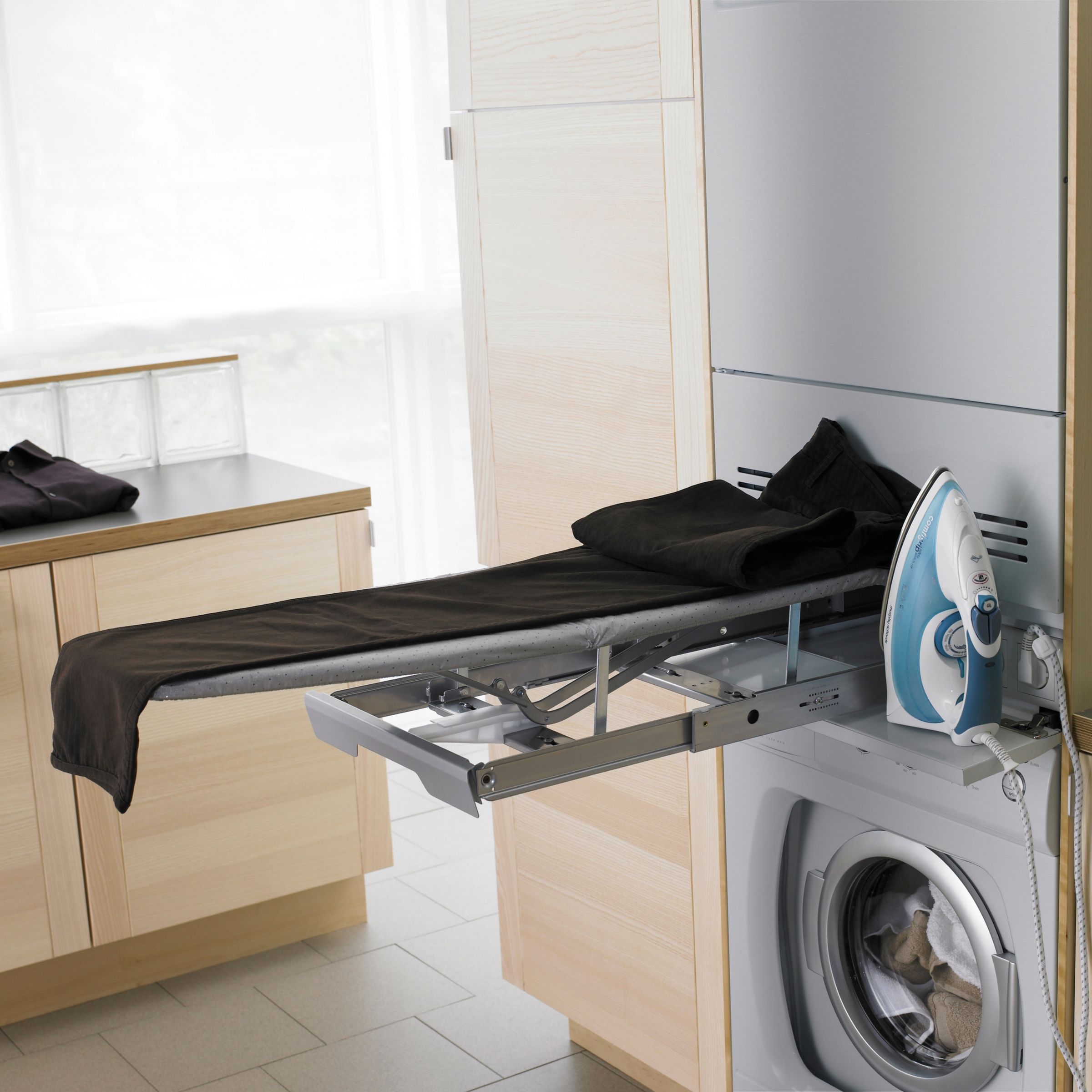 Maytag HI115T Pull-Out Ironing Board, Titanium at John Lewis