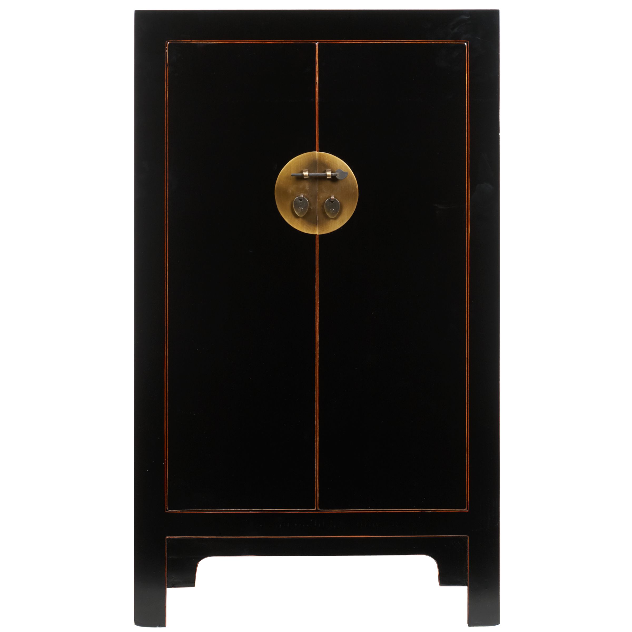 John Lewis Suri Medium Cabinet, Black at John Lewis