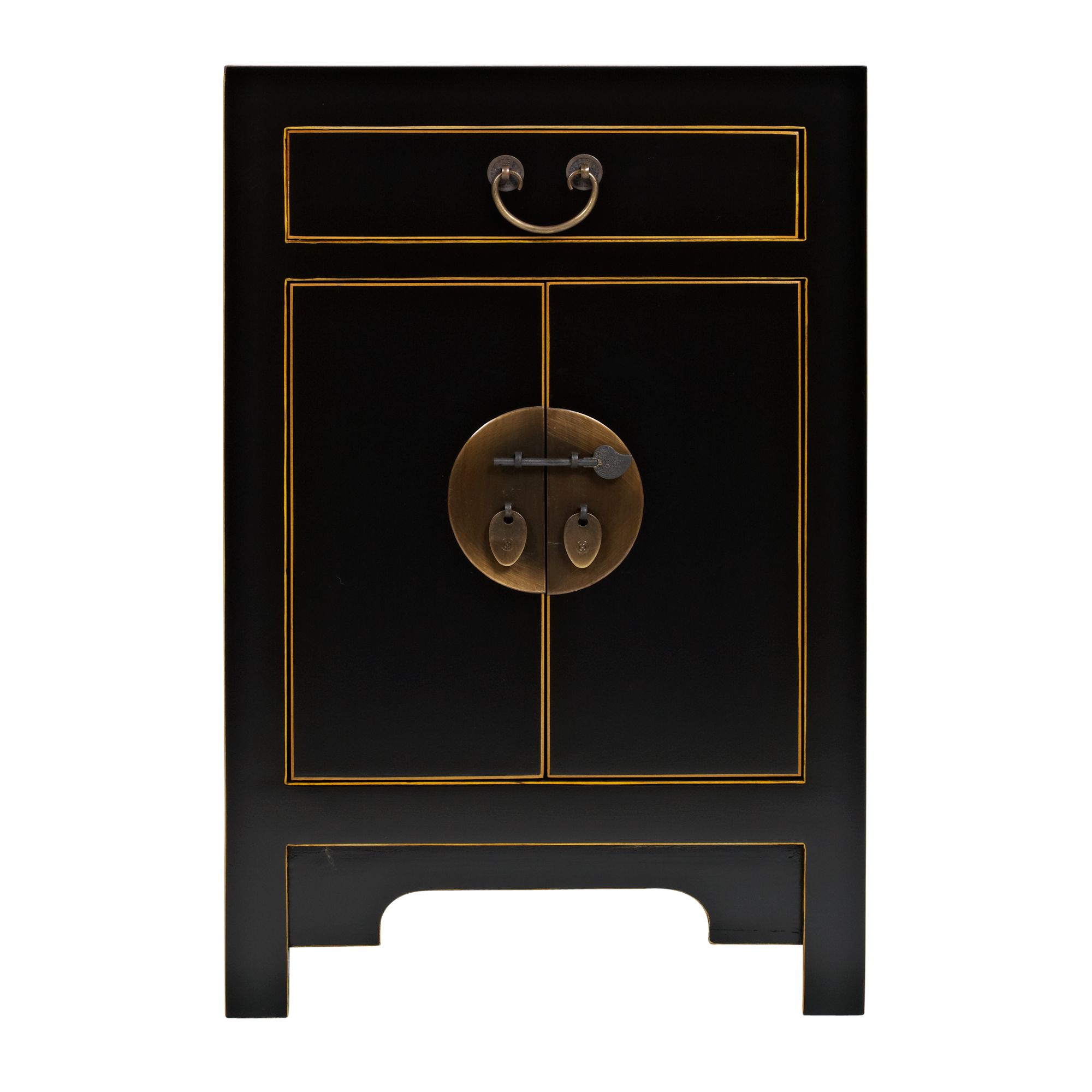 John Lewis Suri Small Cabinet, Black at John Lewis