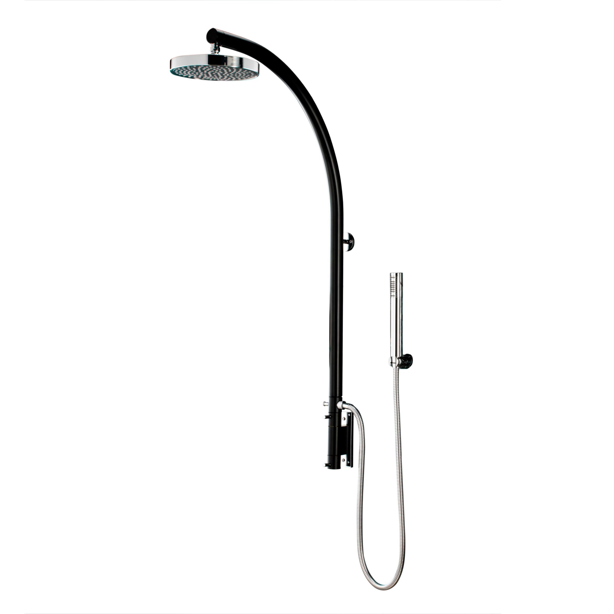 Bristan Prism Shower Rose with Handset, Black at John Lewis