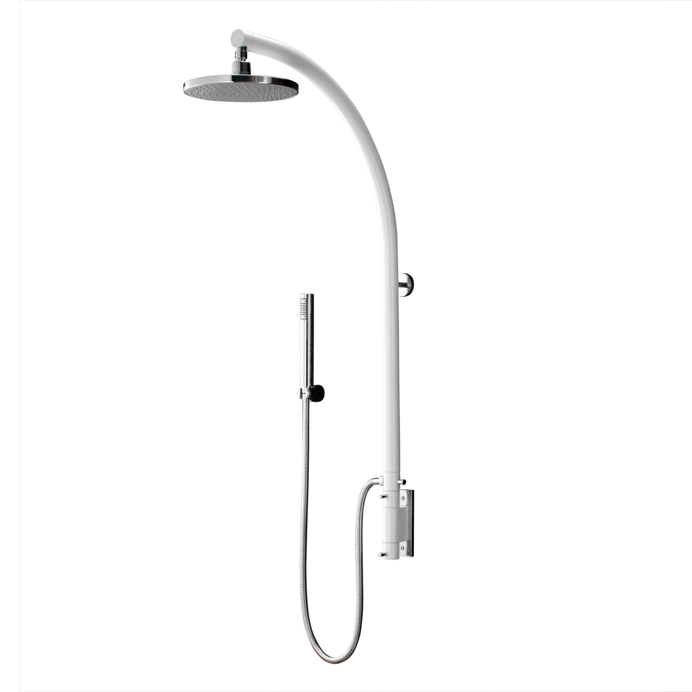 Bristan Prism Shower Rose with Handset, White at John Lewis