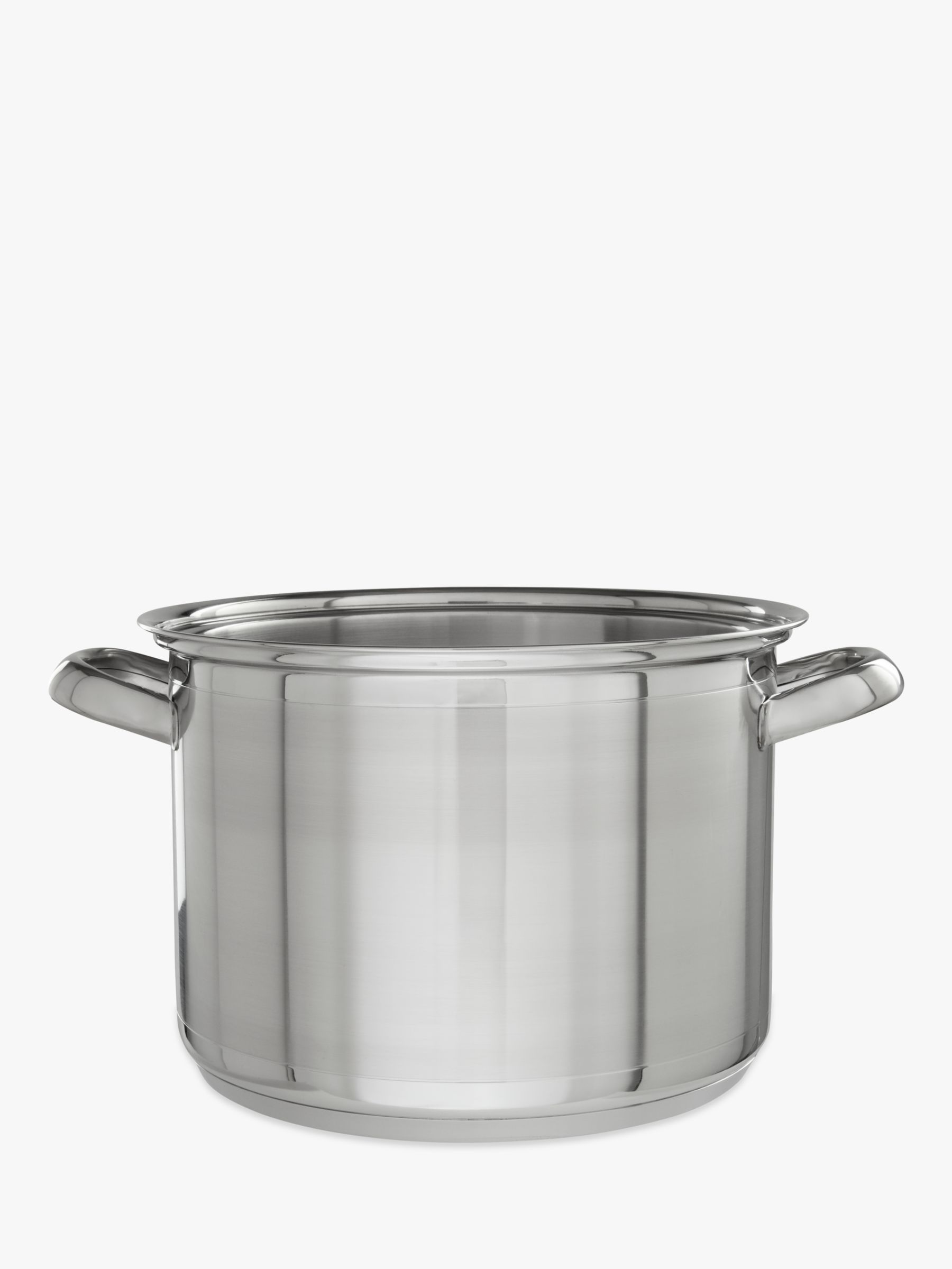 John Lewis Classic II Stockpot, 6.5L, 24cm