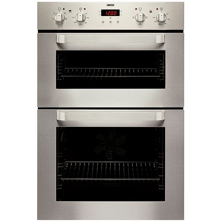 Zanussi ZOD370X Double Electric Oven, Stainless Steel at JohnLewis