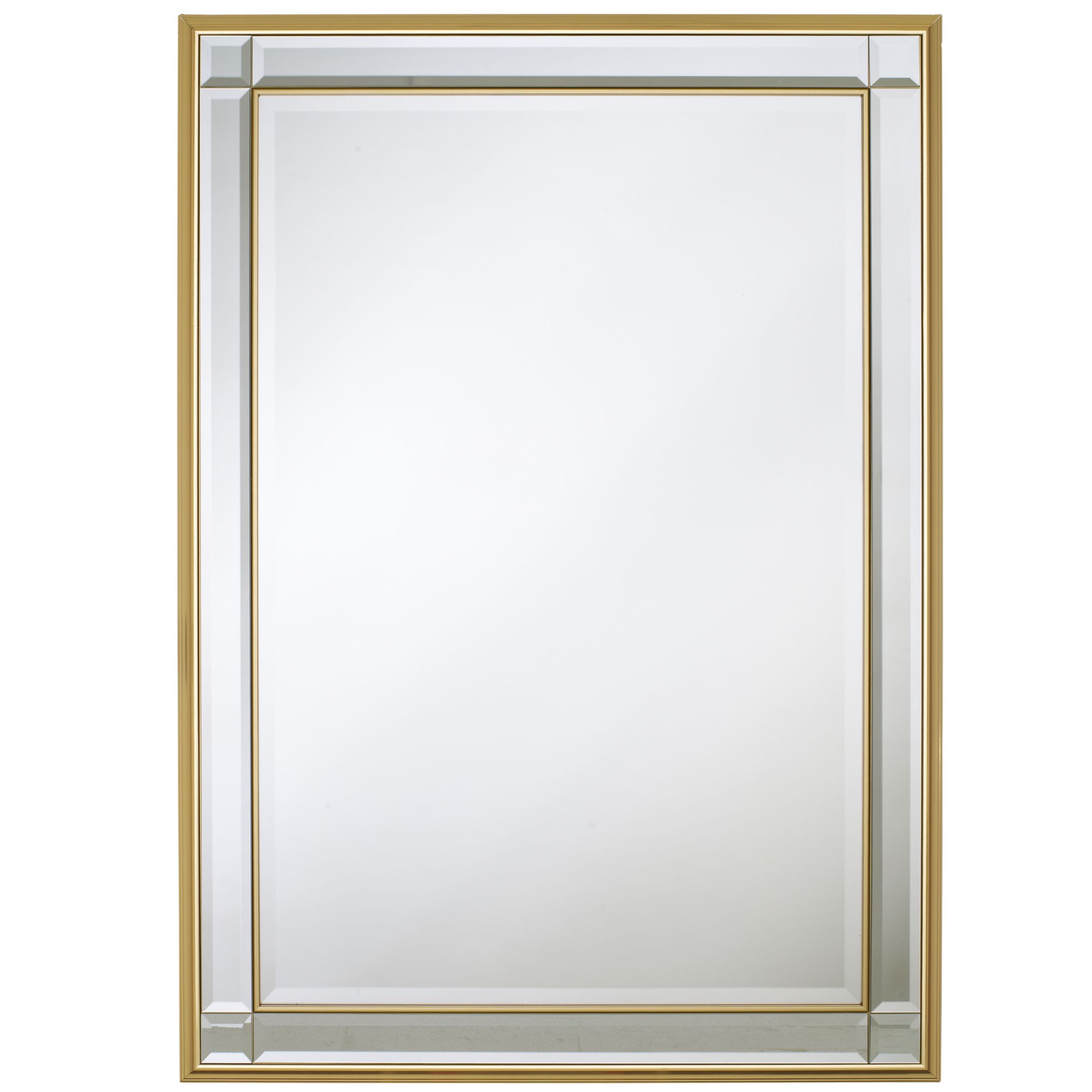 John Lewis Marni Mirror, Gilt, 104 x 74cm, Gold at John Lewis