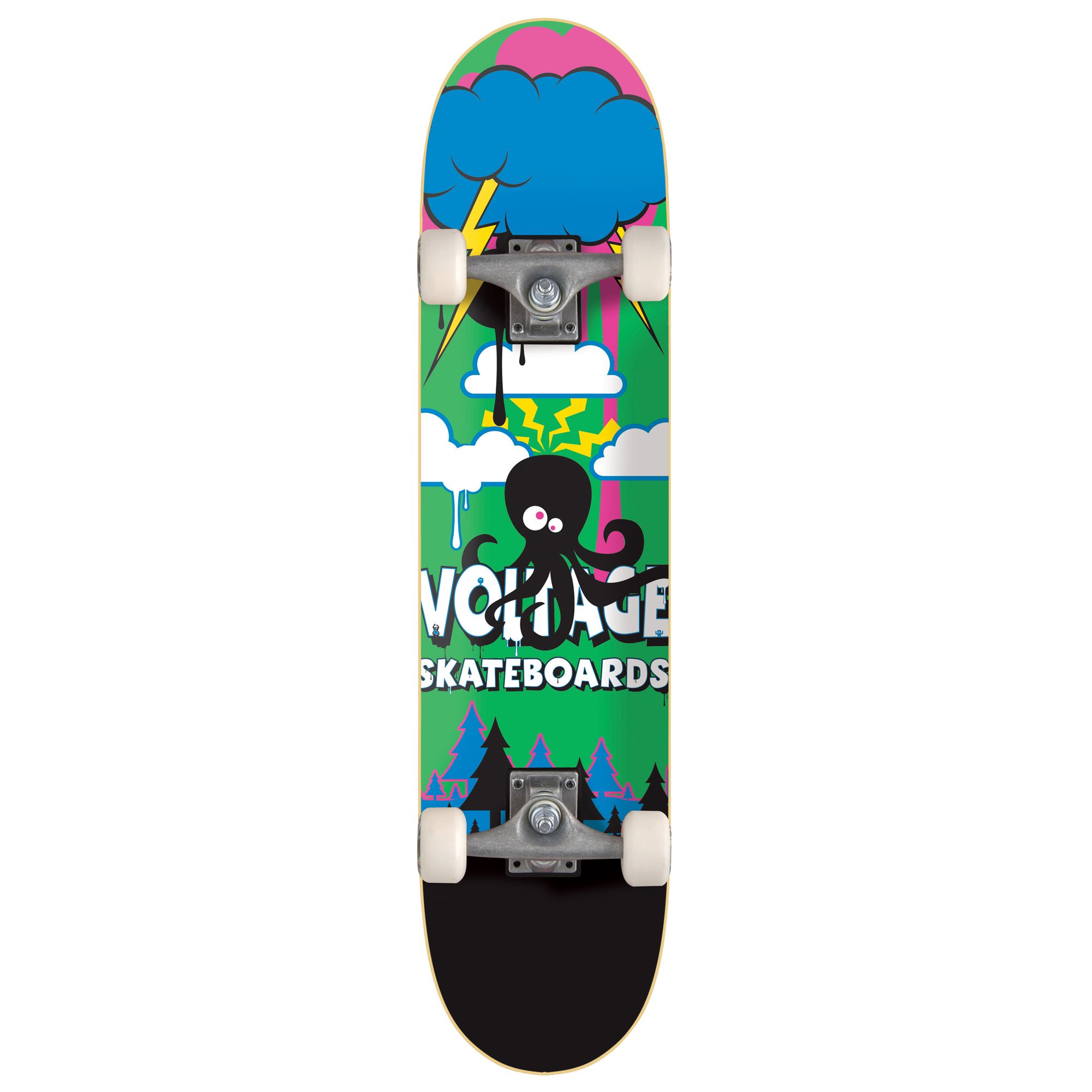 Stateside Skates Little Monsta Octopus Skateboard, Multicoloured