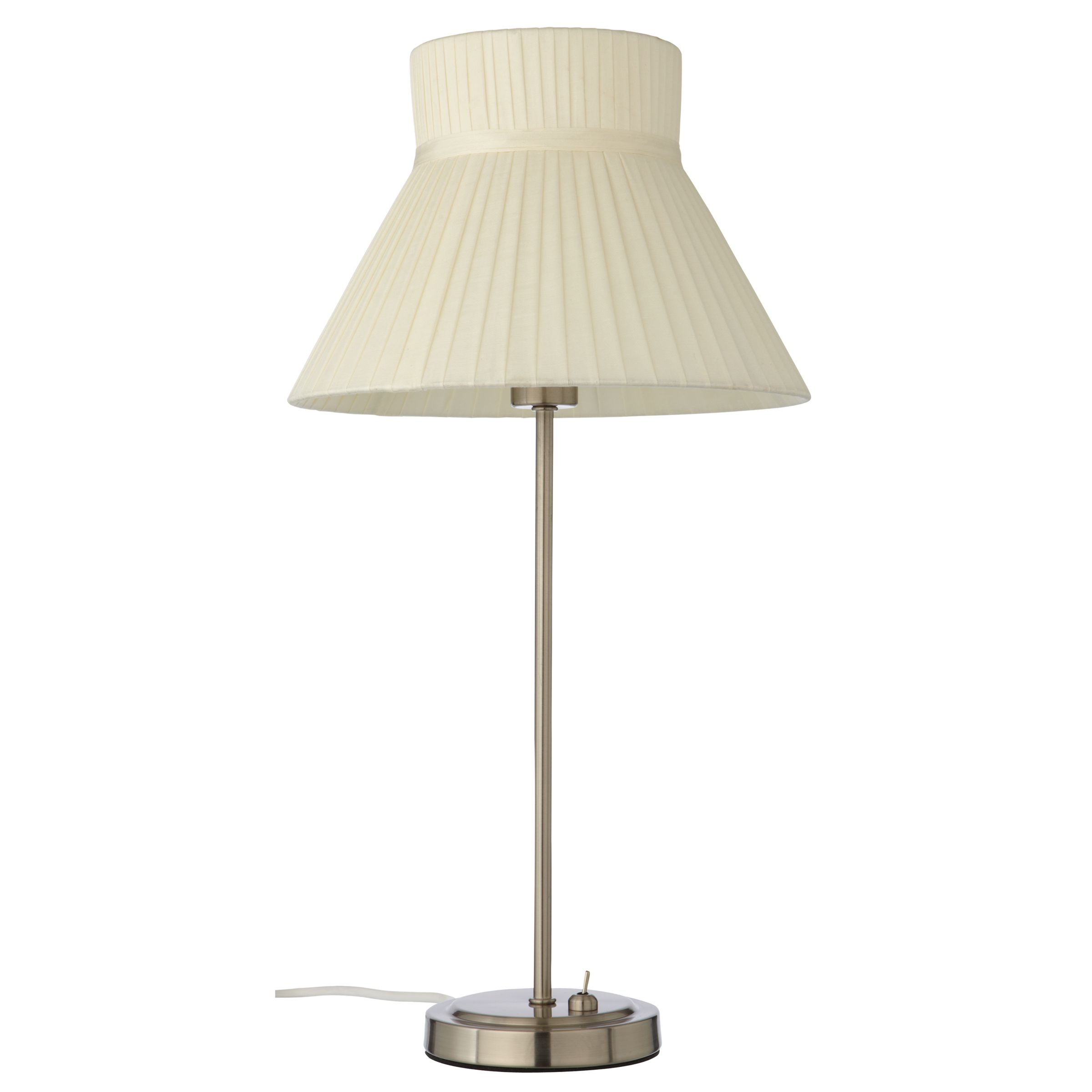 Audrey Hat Shade Table Lamp, Cream