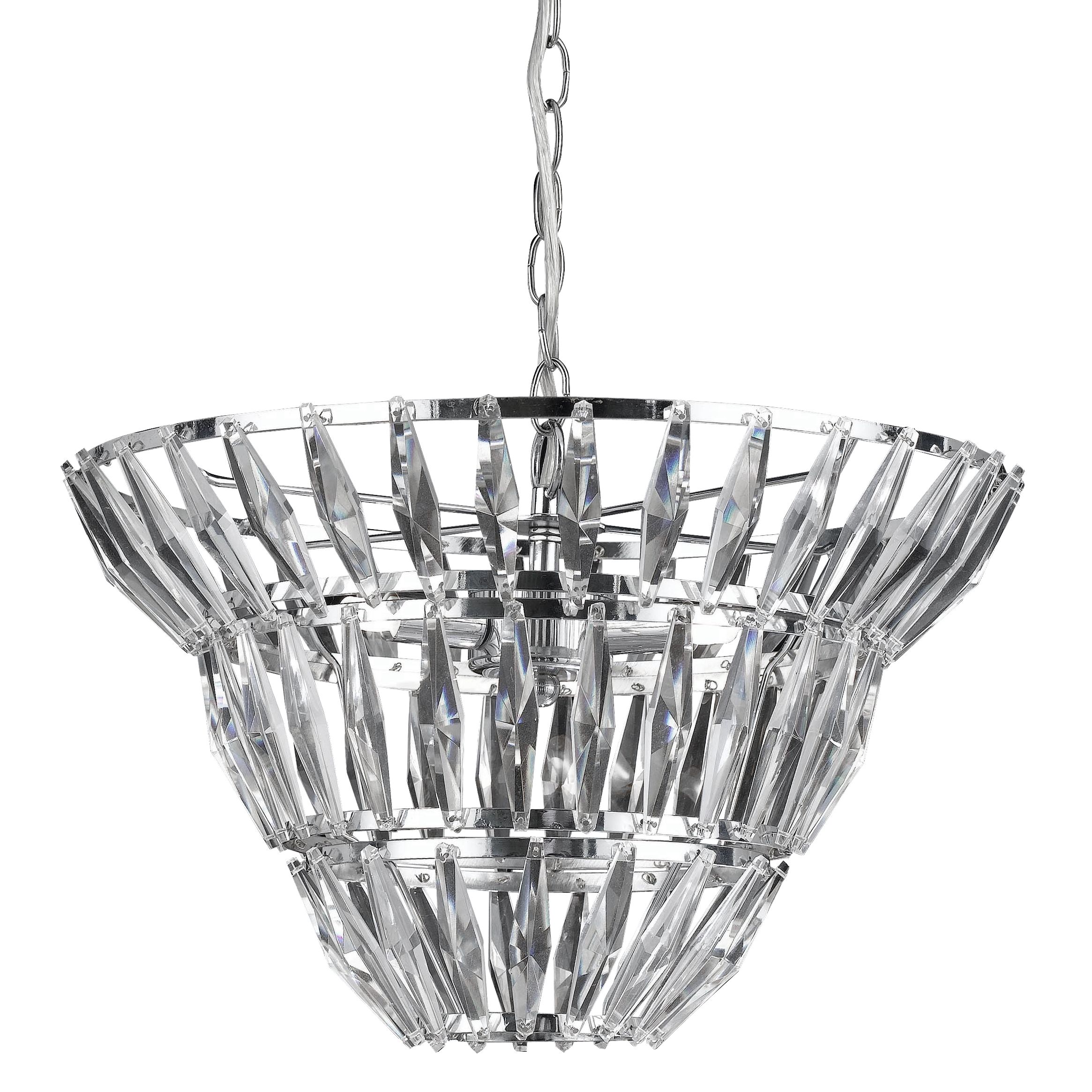 John Lewis Orion Crystal Bell Ceiling Light