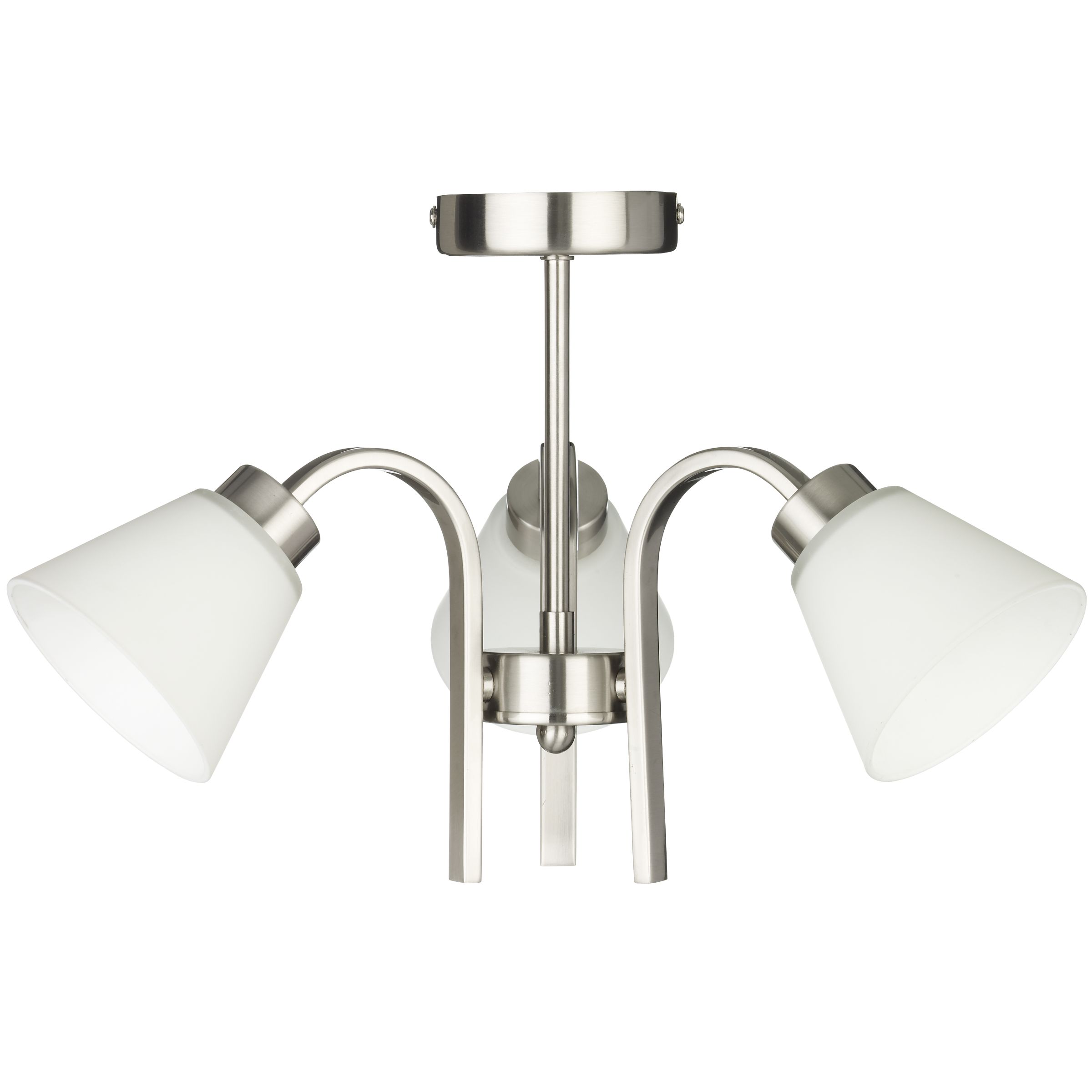 John Lewis June Ceiling Light, 3 Arm