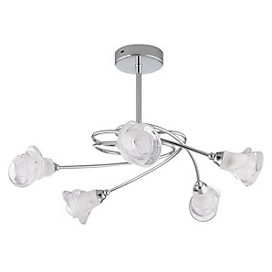 Camille Ceiling Light, 5 Arm