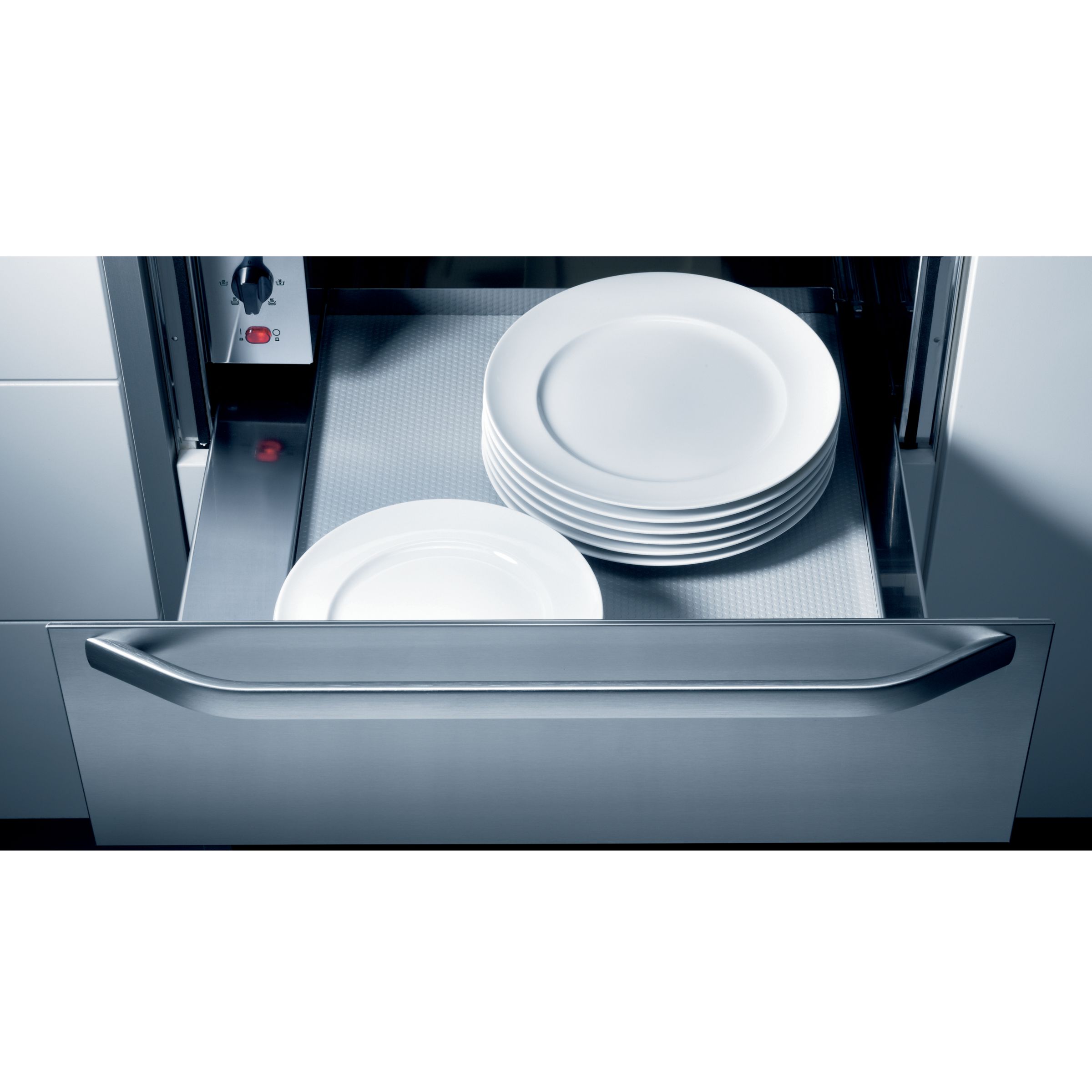 AEG KD82103EM Built-In Warming Drawer, Stainless Steel at JohnLewis