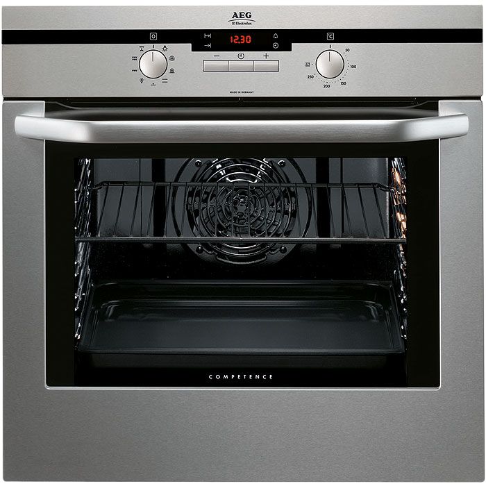 AEG B41015M Single Electric Oven, Stainless Steel at John Lewis