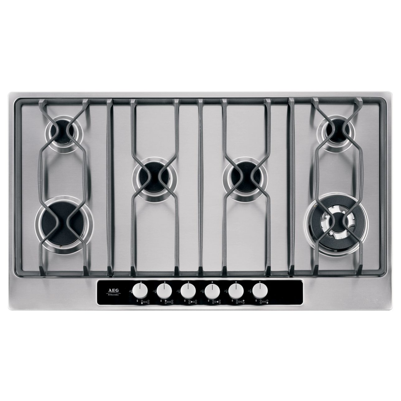 AEG 95852GM Gas Hob Stainless Steel