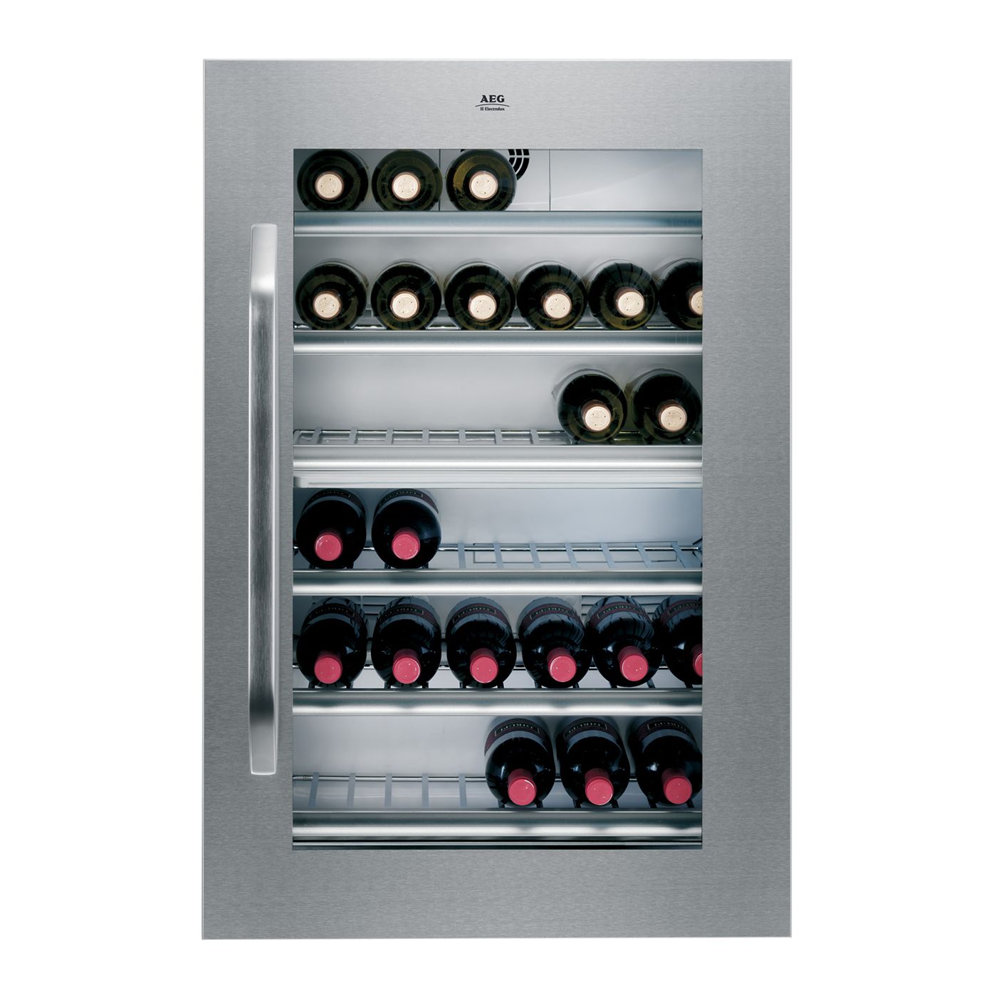 AEG SW988205L Wine Cooler, Stainless Steel at JohnLewis