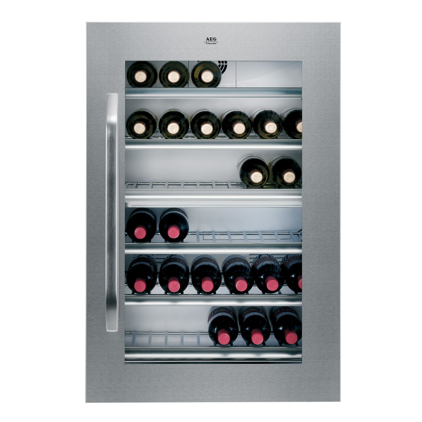 AEG SW988205R Wine Cooler, Stainless Steel at JohnLewis