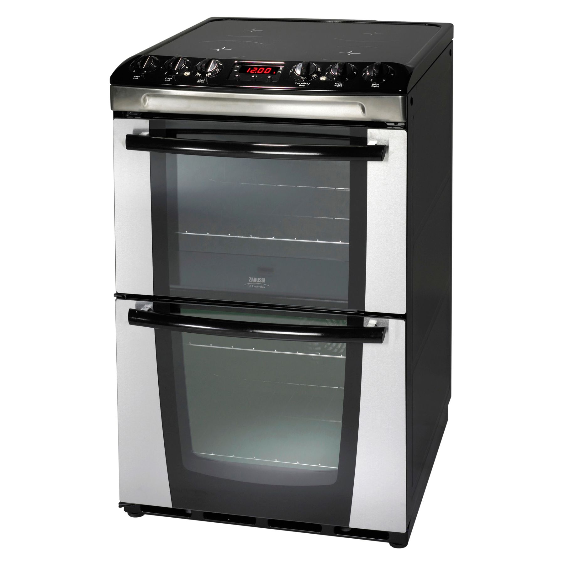 Zanussi ZKC5540X Electric Cooker, Stainless Steel