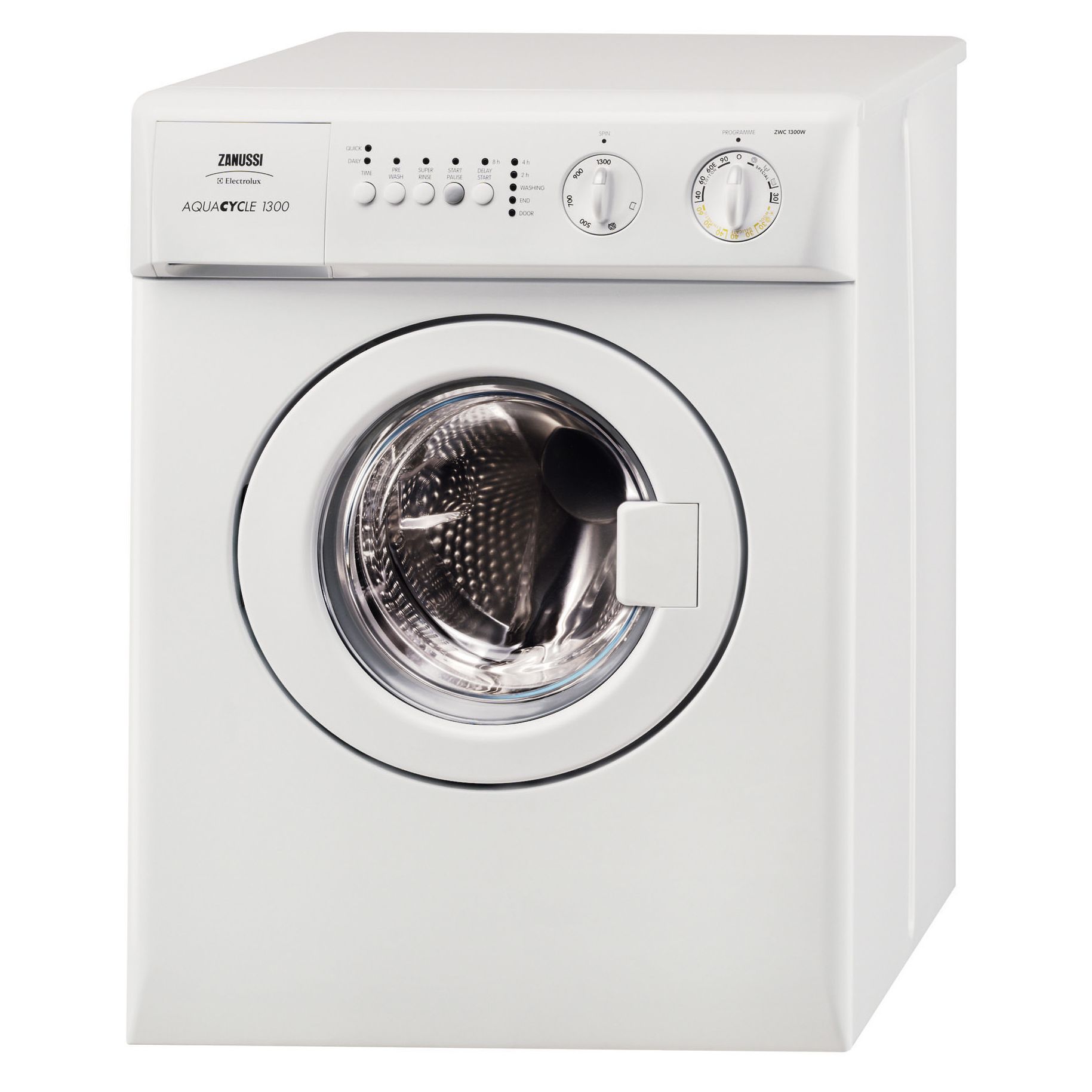Zanussi ZWC1300W Compact Studio Washing Machine, White at JohnLewis