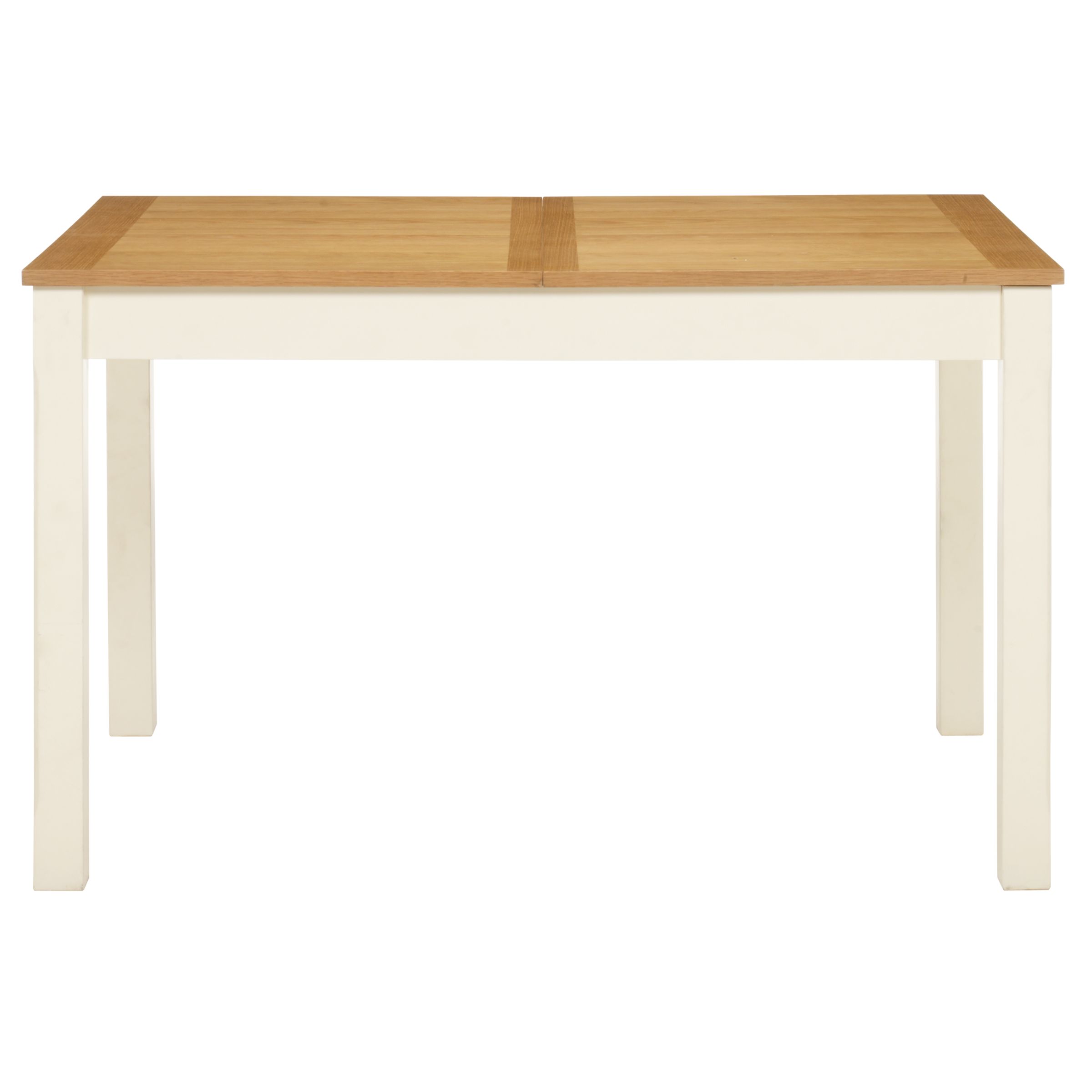 Pemberley Extending Dining Table, White/Natural
