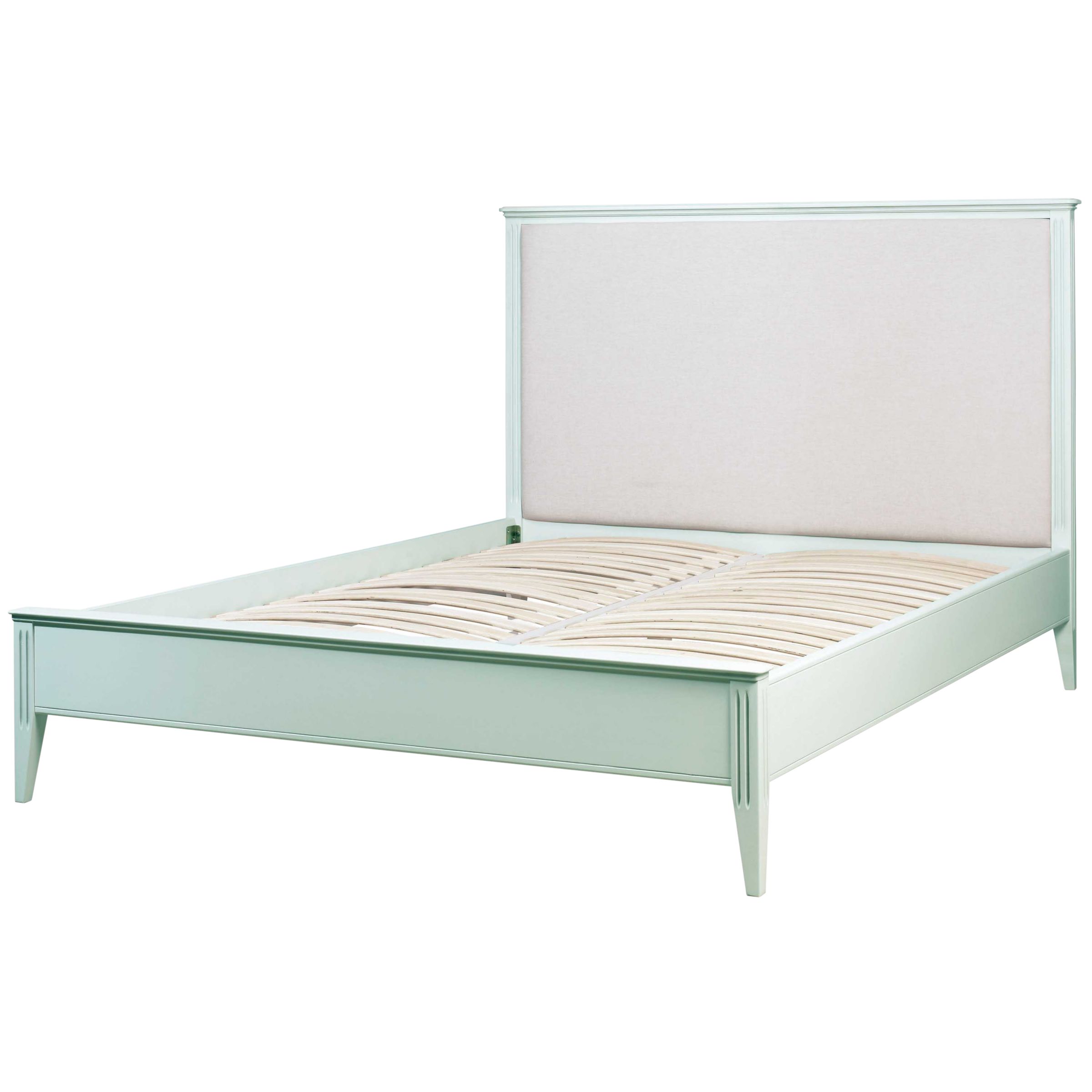 John Lewis Albany Low End Bedstead, Double, Duck Egg at John Lewis