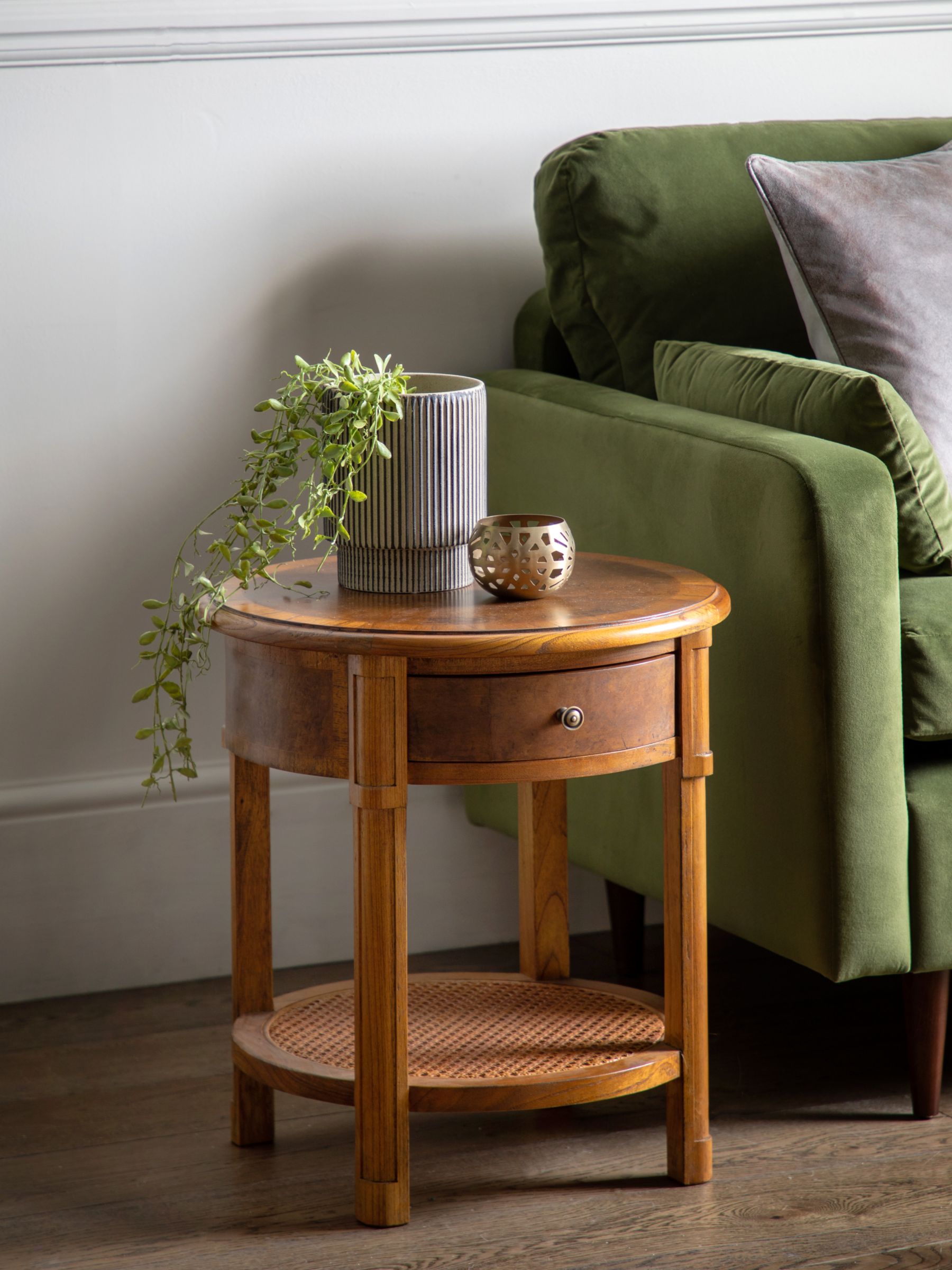 Hemingway Round Lamp Table