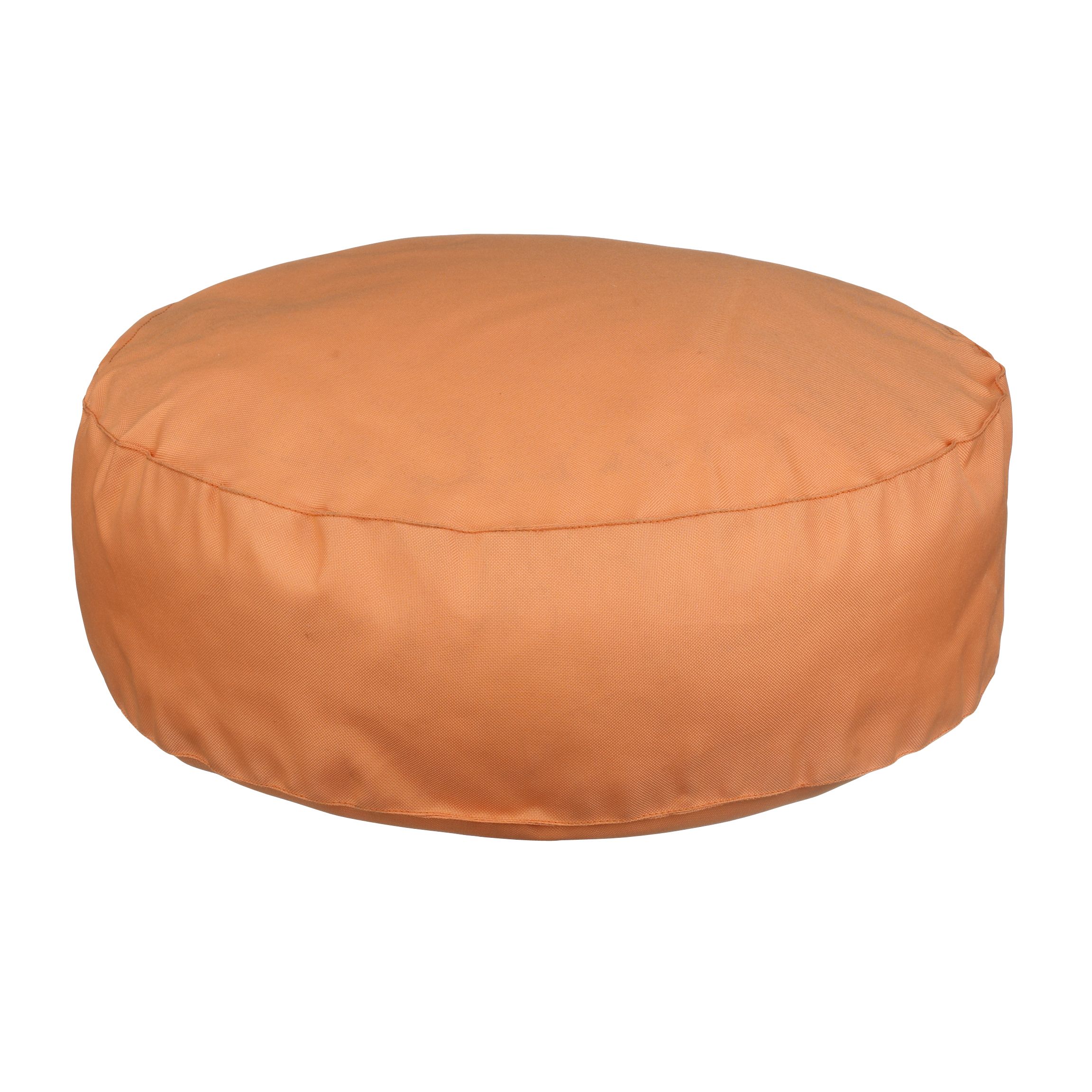 John Lewis Small Round Beanbag, Pumpkin, Dia. 50cm