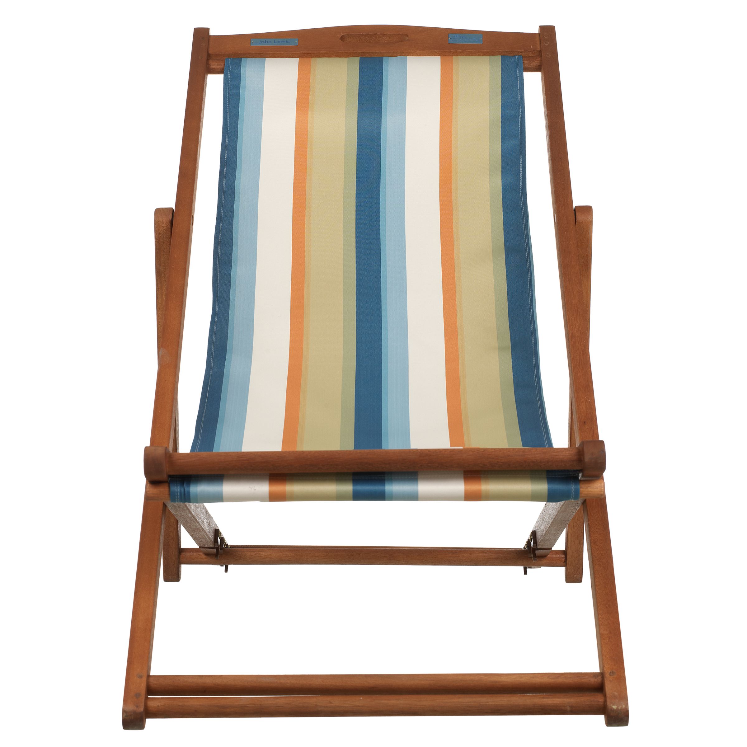 John Lewis Value Deckchair, Forage Stripe