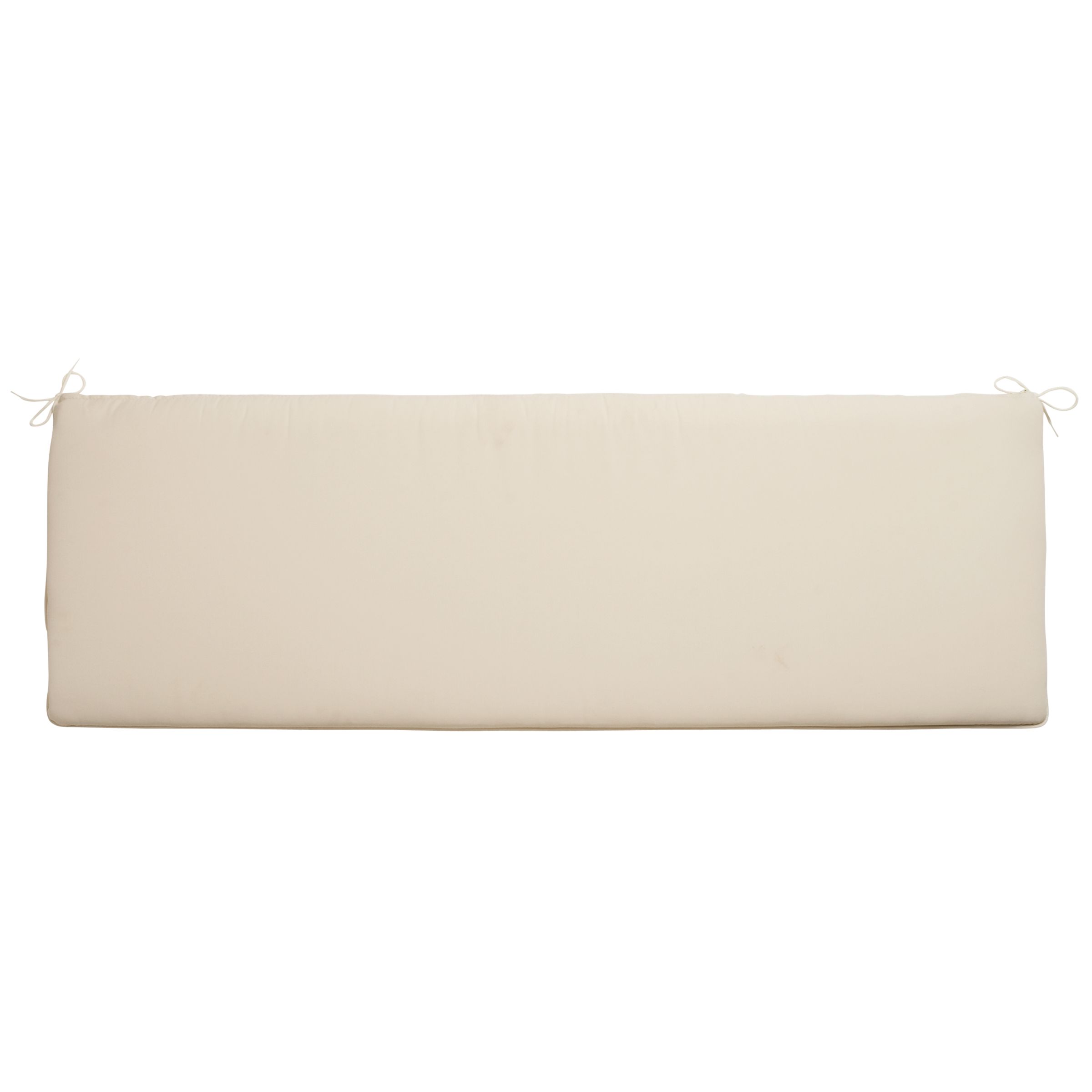 John Lewis Ripley Bench Cushion, Natural